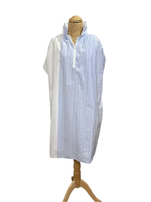 GD - Wave Collar Dress | Blue