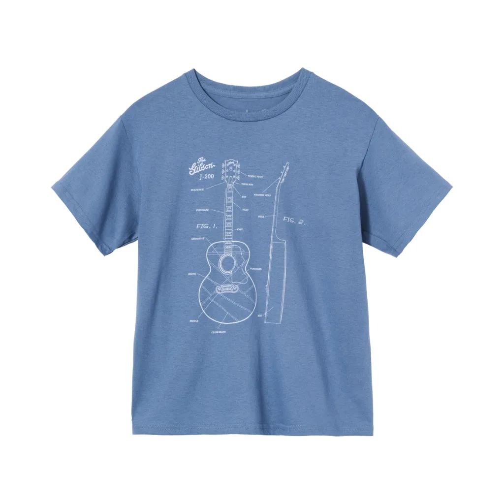 Gibson Kid'S Acoustic Schematic Tee - Large