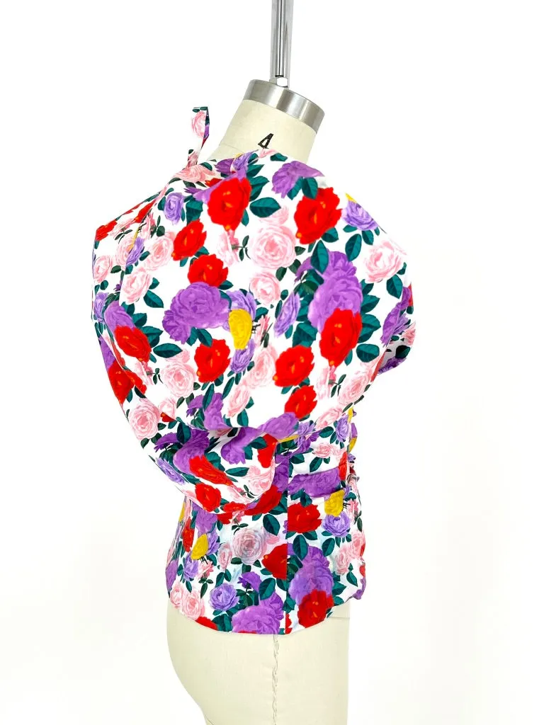 Giuseppe Di Morabito Puff Sleeve Corset Top