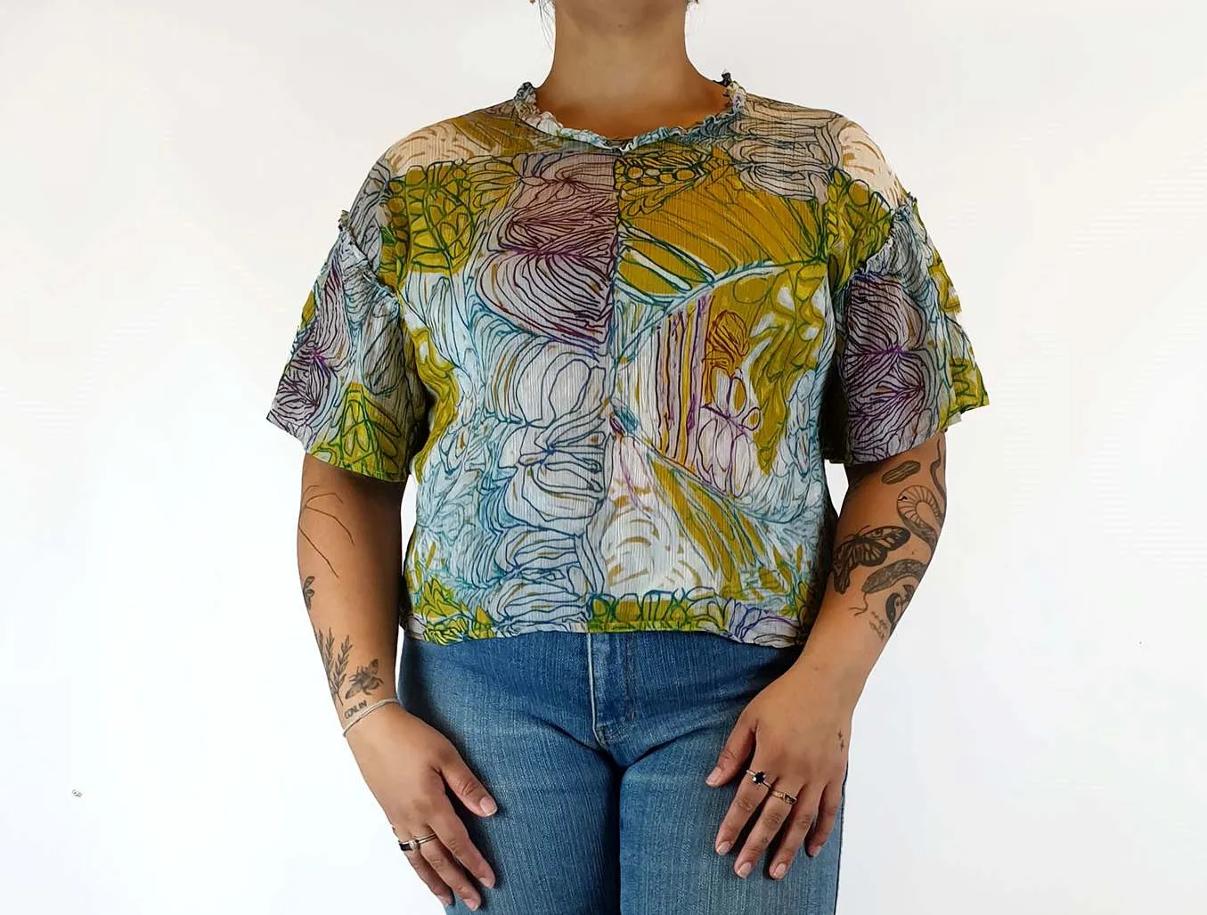 Gorman   Mangkaja cotton print top size 14