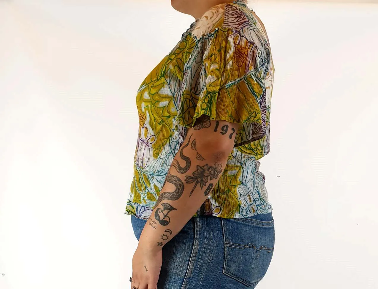 Gorman   Mangkaja cotton print top size 14