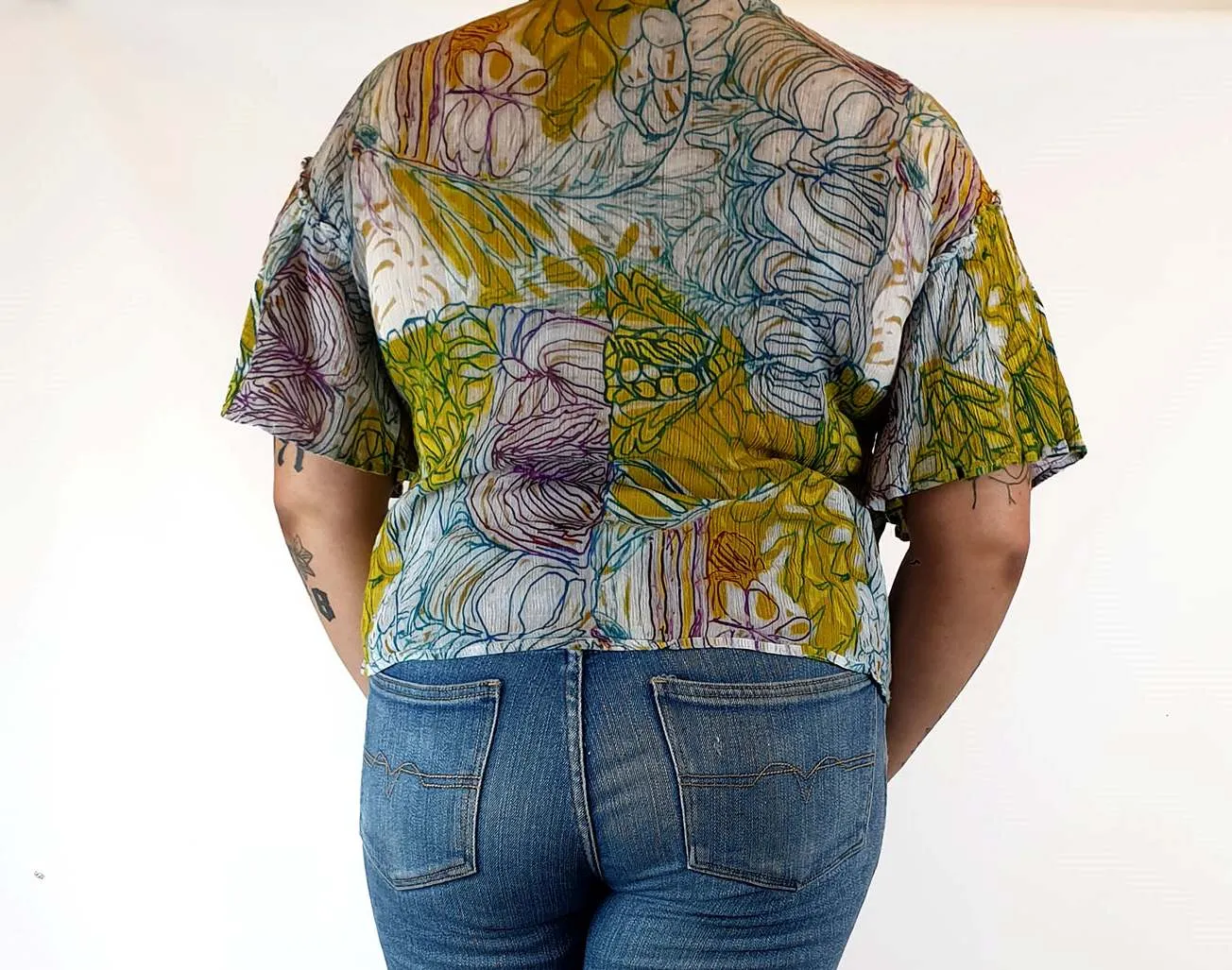Gorman   Mangkaja cotton print top size 14