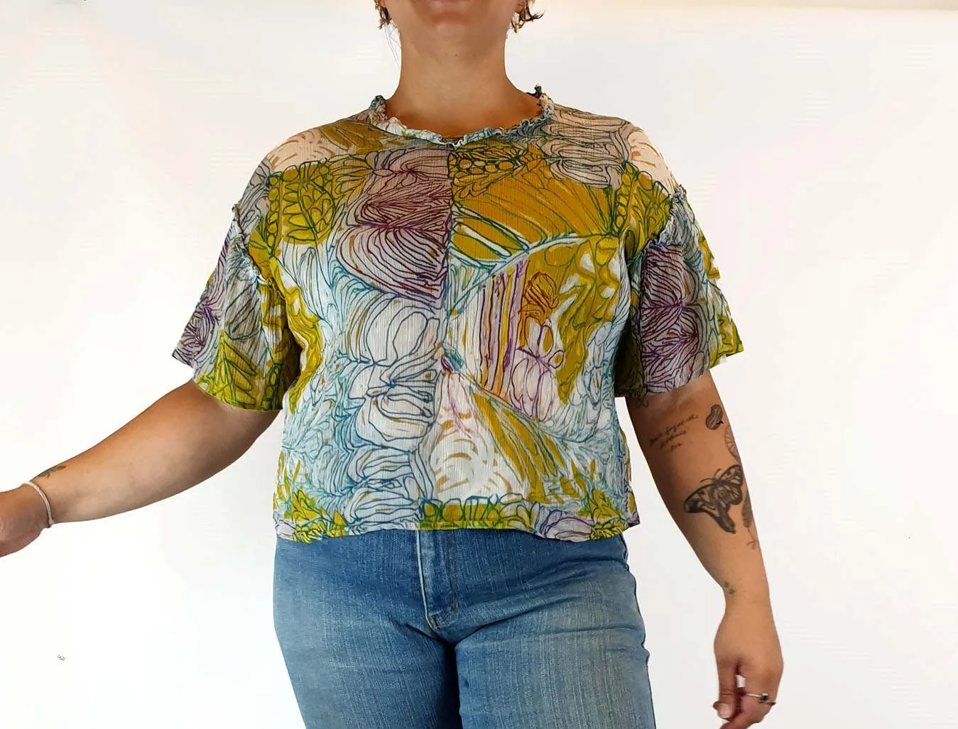 Gorman   Mangkaja cotton print top size 14