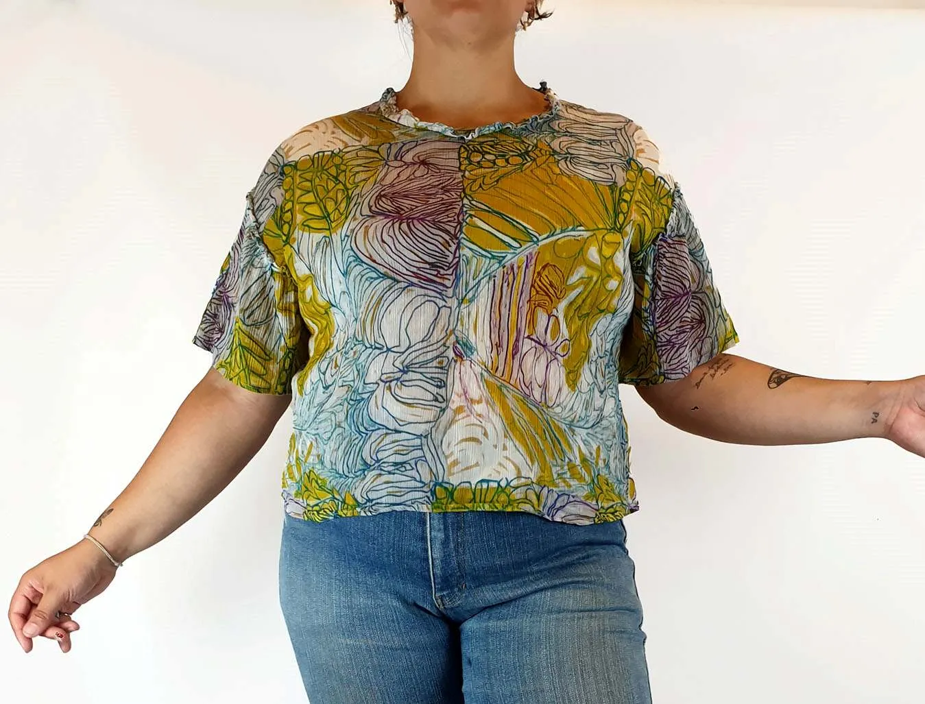 Gorman   Mangkaja cotton print top size 14
