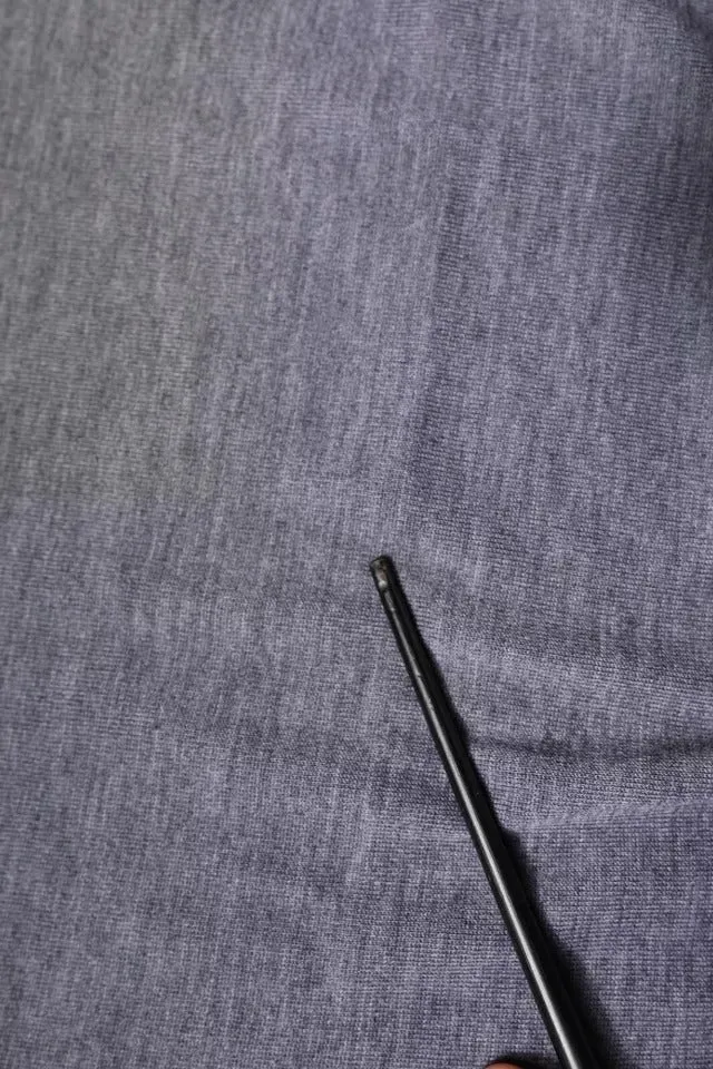 Gray Cashmere Crew Neck Pullover Sweater