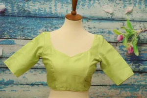 Green saree blouse | kids Lehenga blouse|Saree stitched Blouse | work blouse | Silk saree Blouse  |brocade blouse|handloom Saree blouse