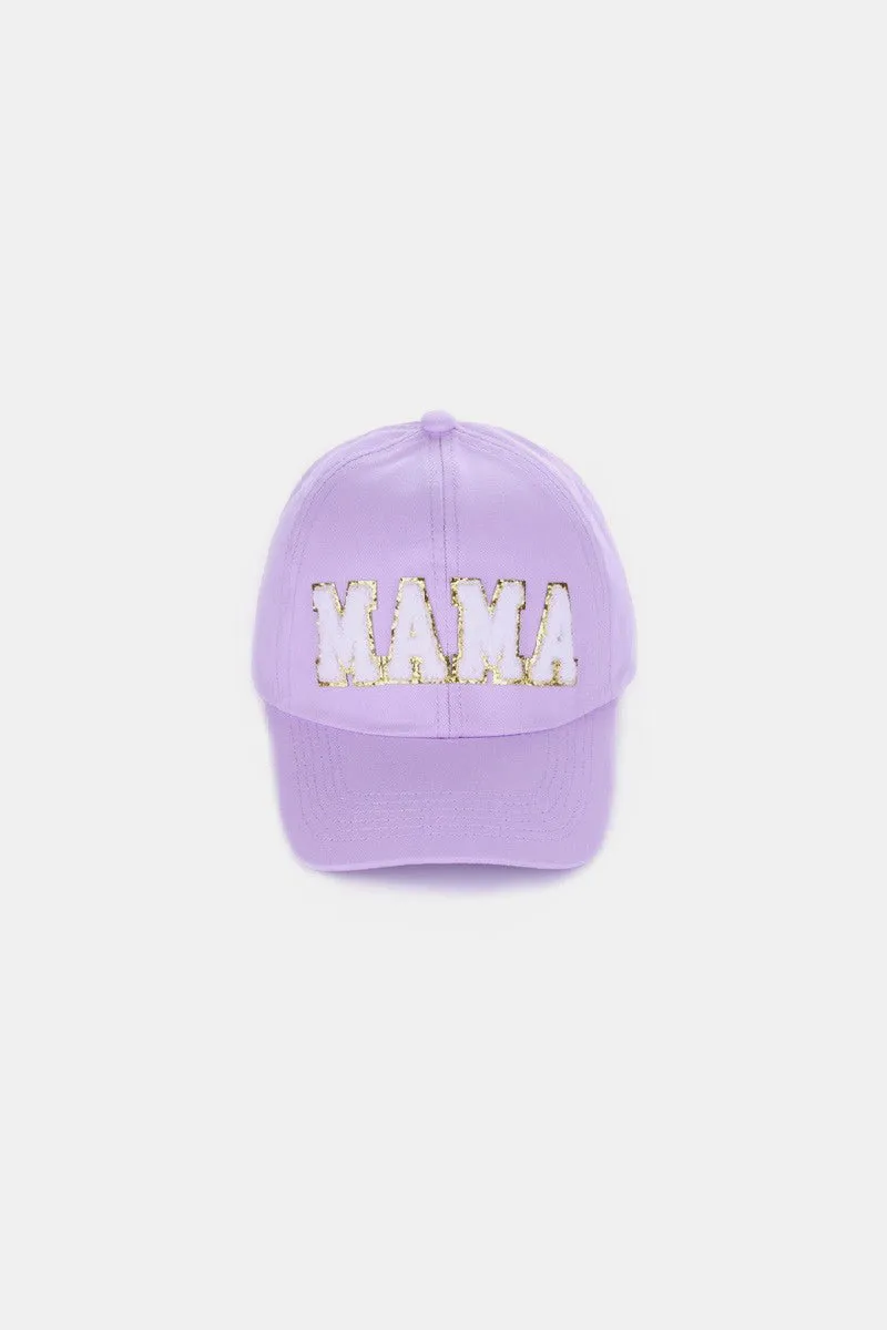 Hazel Blues® |  MAMA Chenille Patch Baseball Cap
