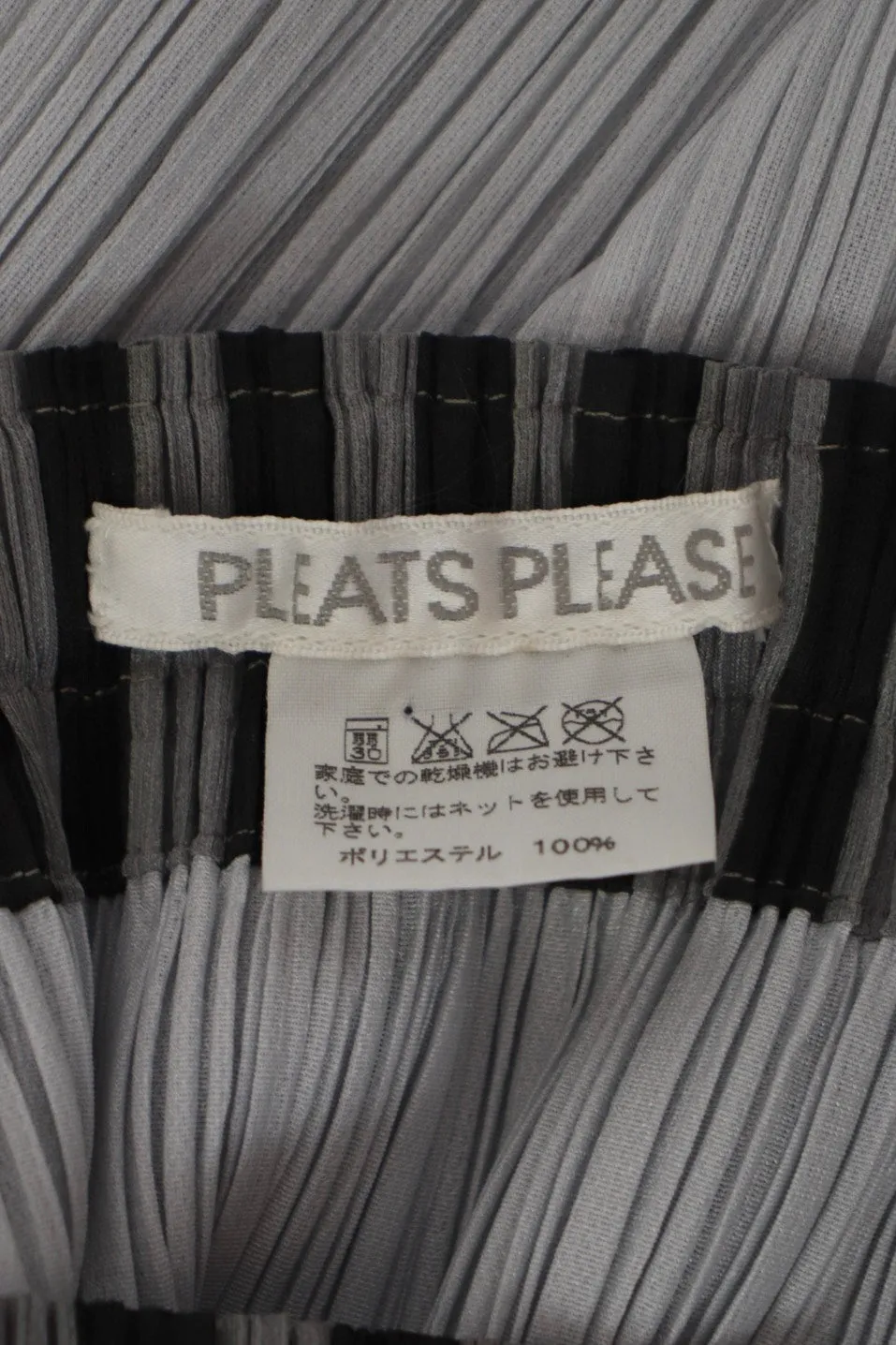 Issey Miyake Pleats Please Airplane Appliqué Skirt