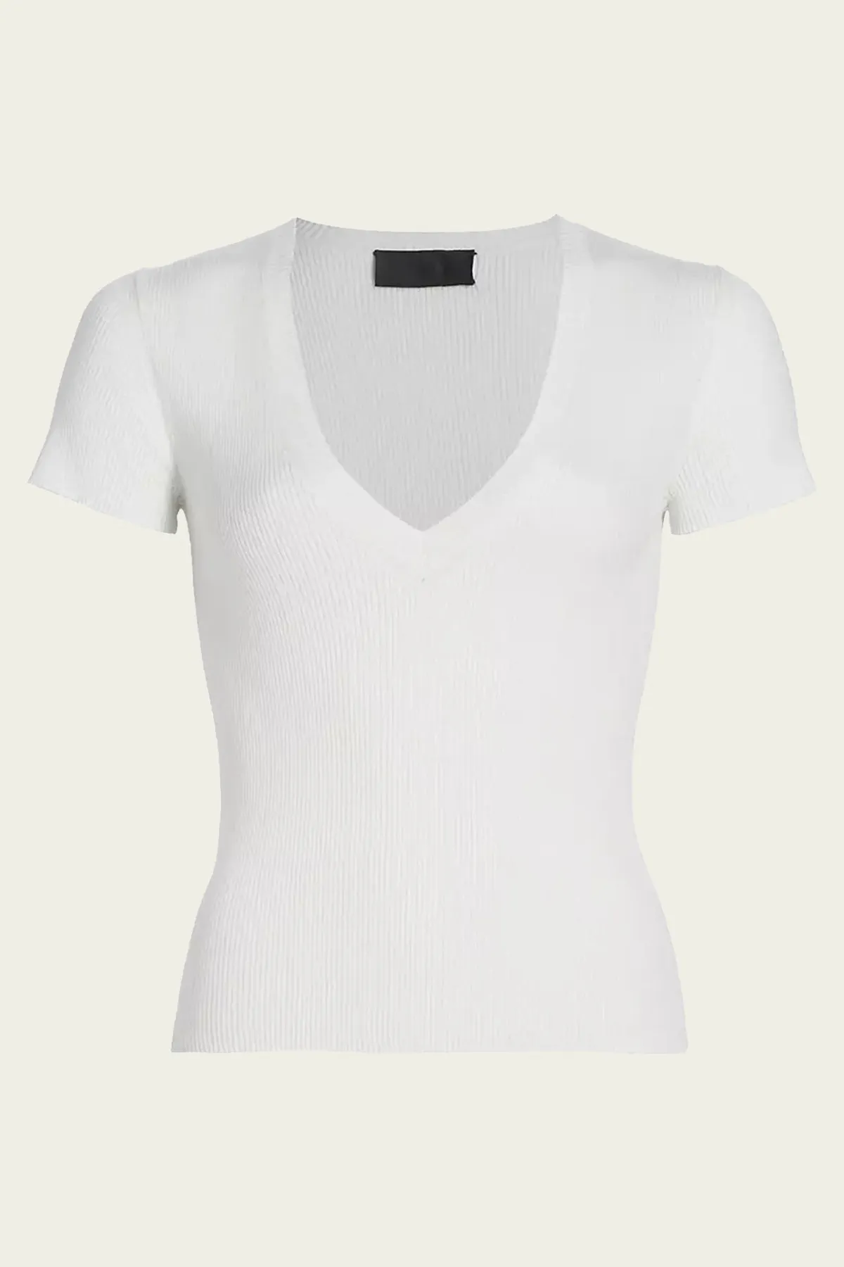 Italia Knit Tee in Ivory