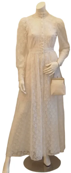 IVORY FULL LACE EVENT DRESS