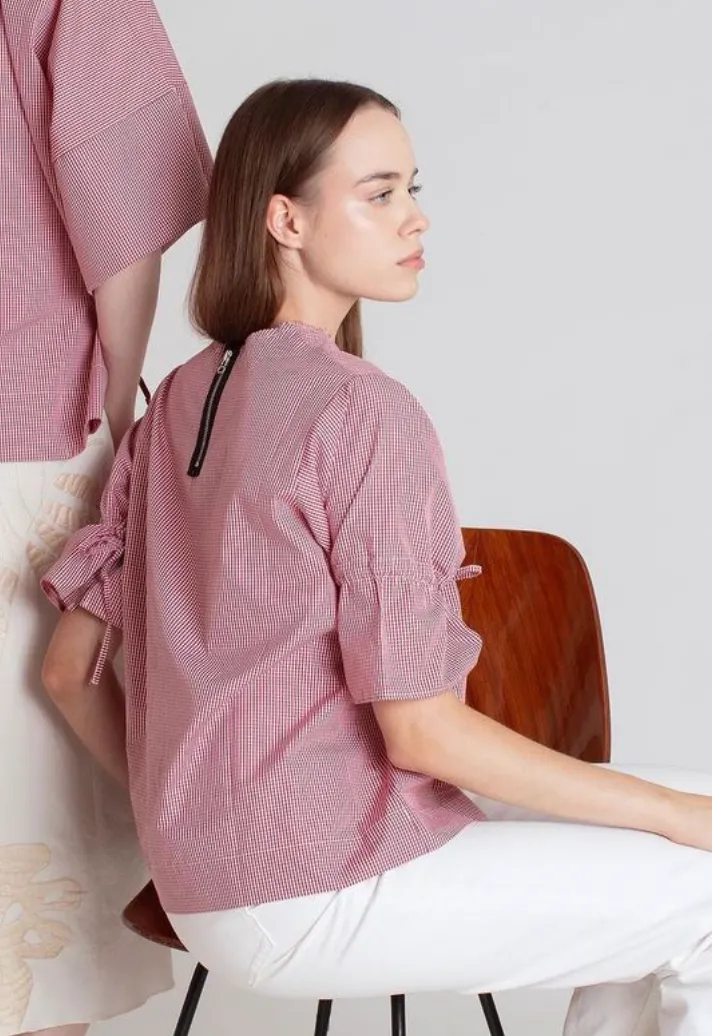 Jackie Shirt - Blue Check