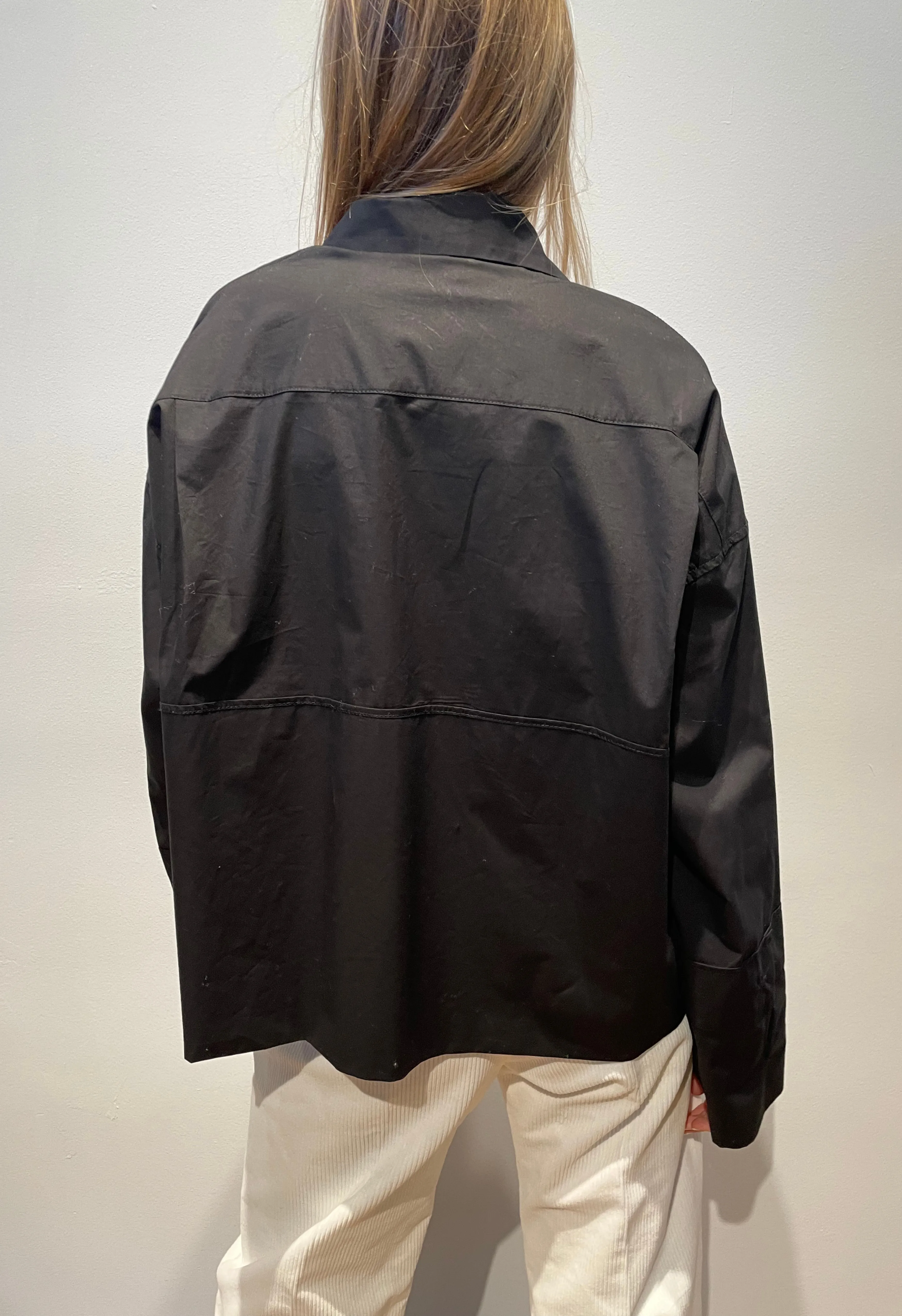 June Button Up Shirt in Black