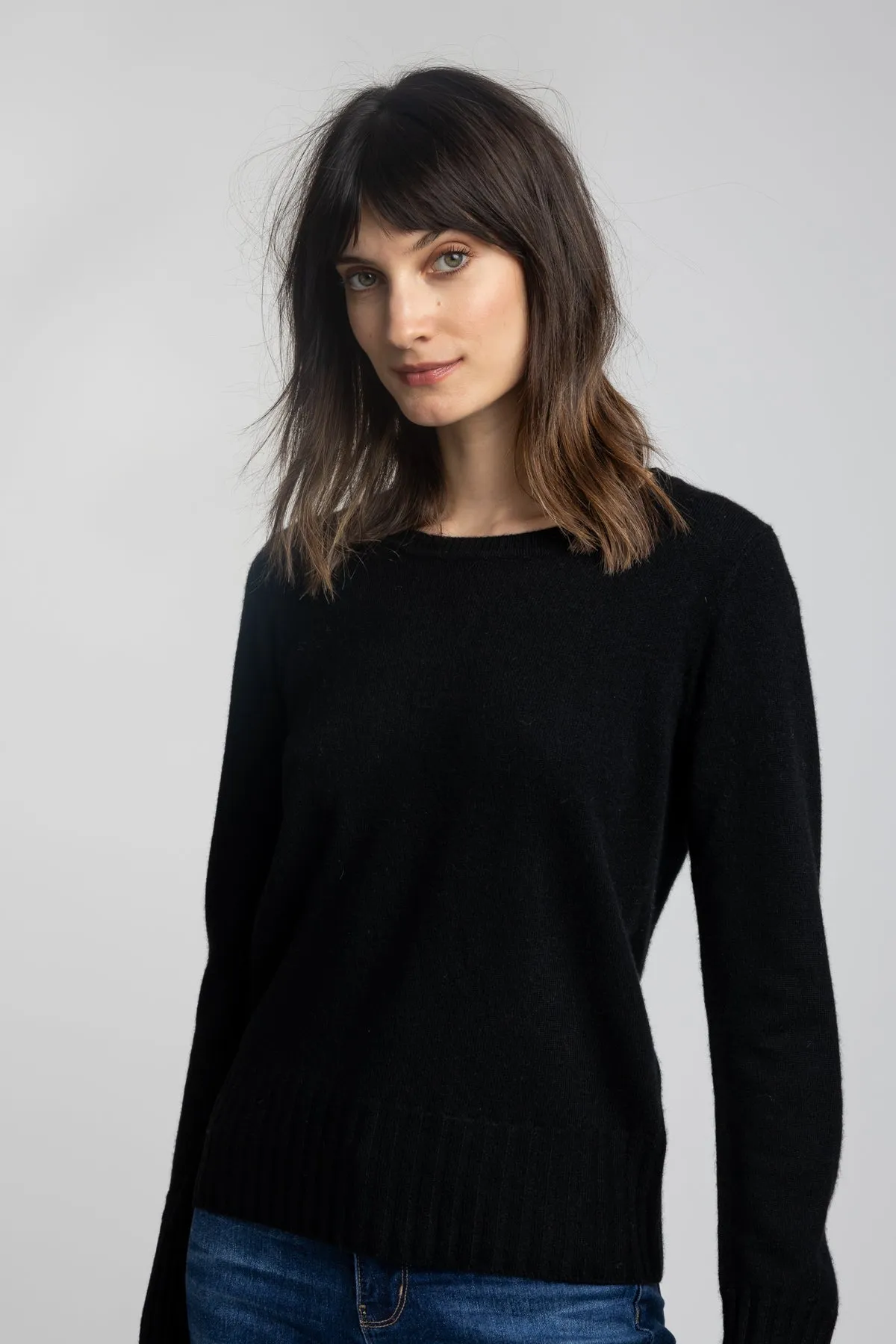 Khloe Cashmere Crewneck Sweater