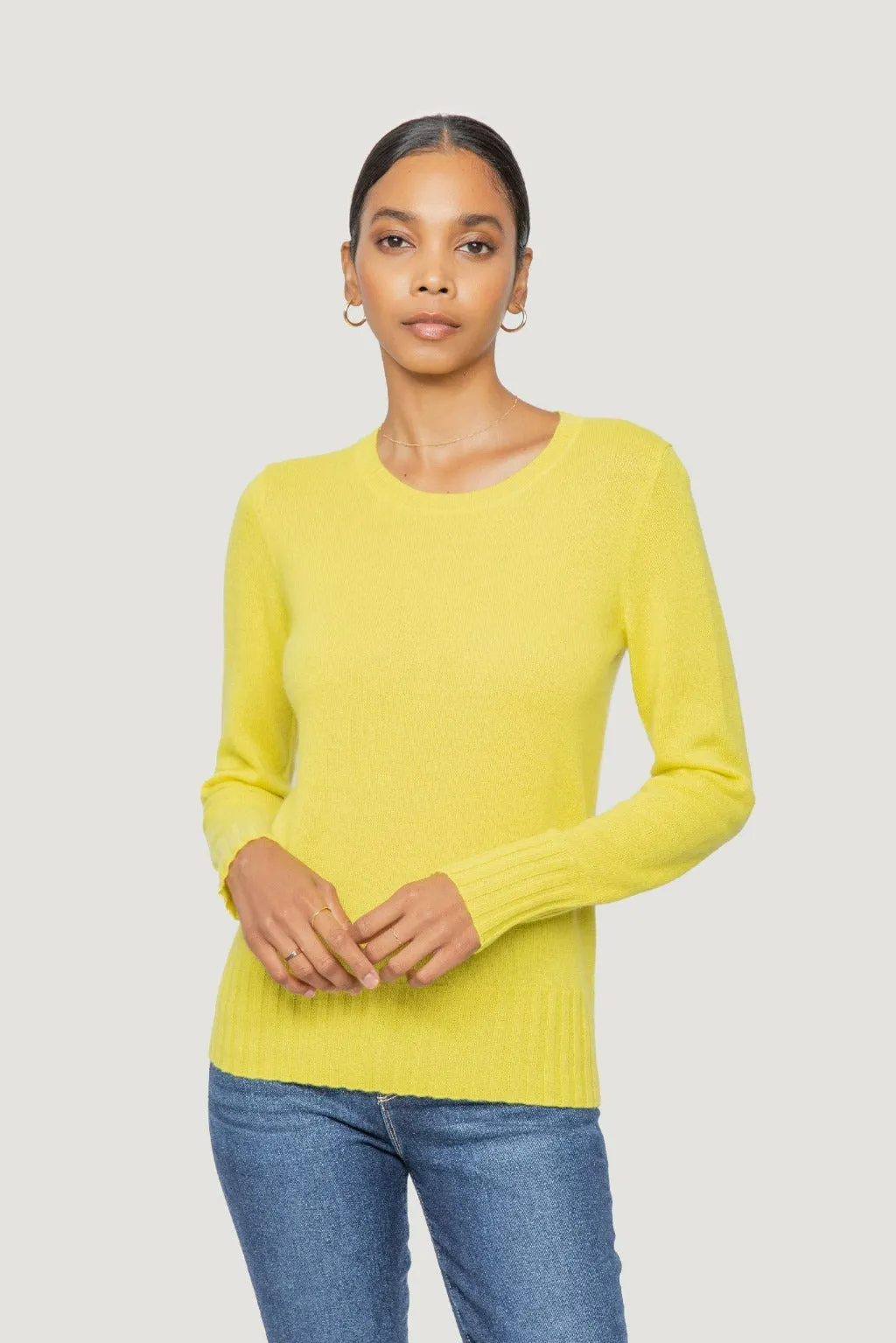 Khloe Cashmere Crewneck Sweater