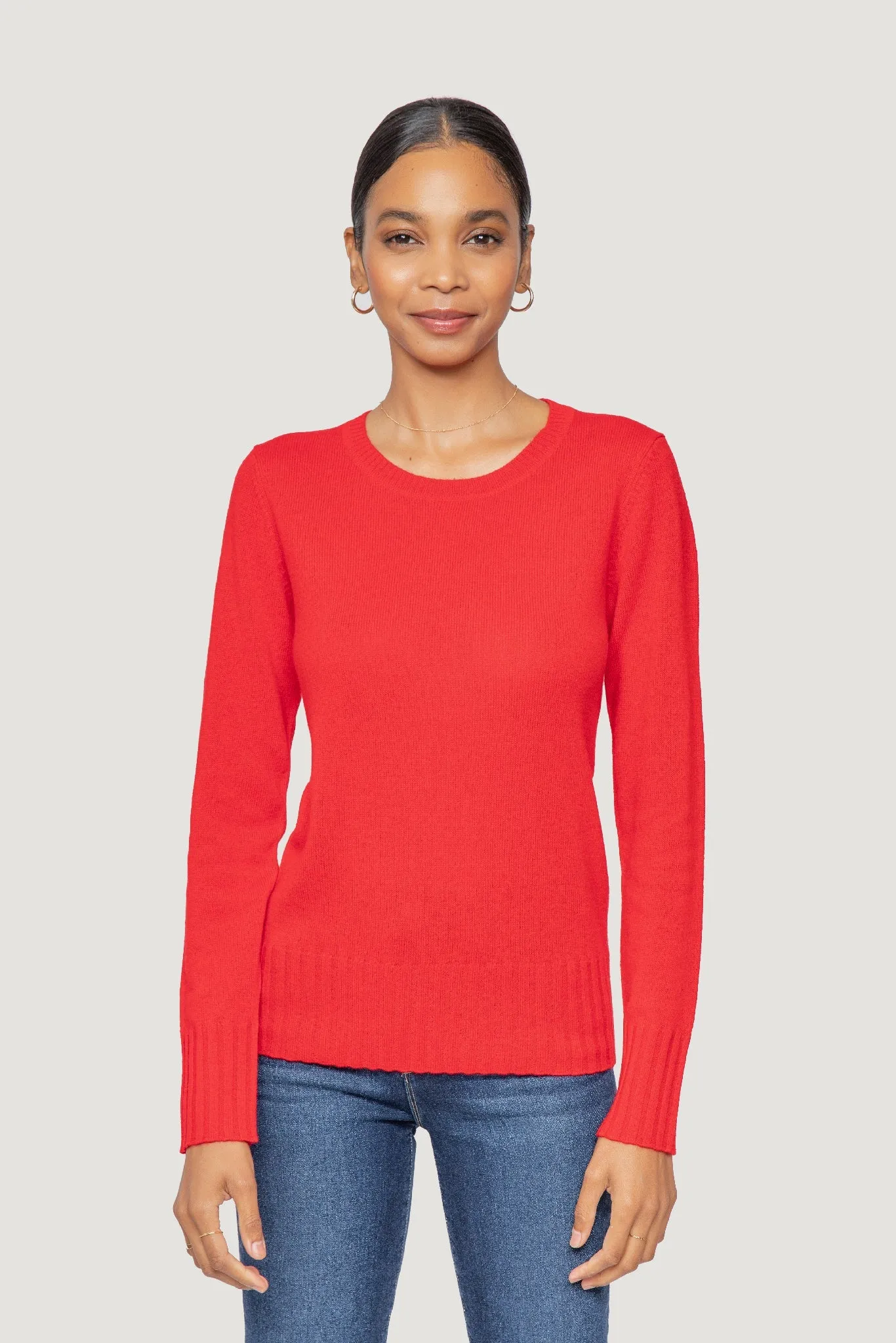 Khloe Cashmere Crewneck Sweater