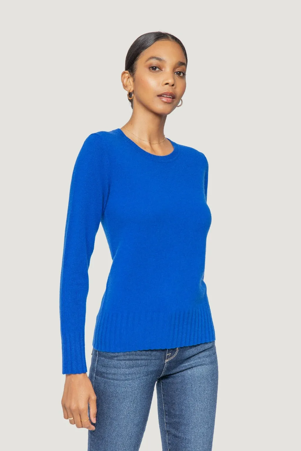 Khloe Cashmere Crewneck Sweater