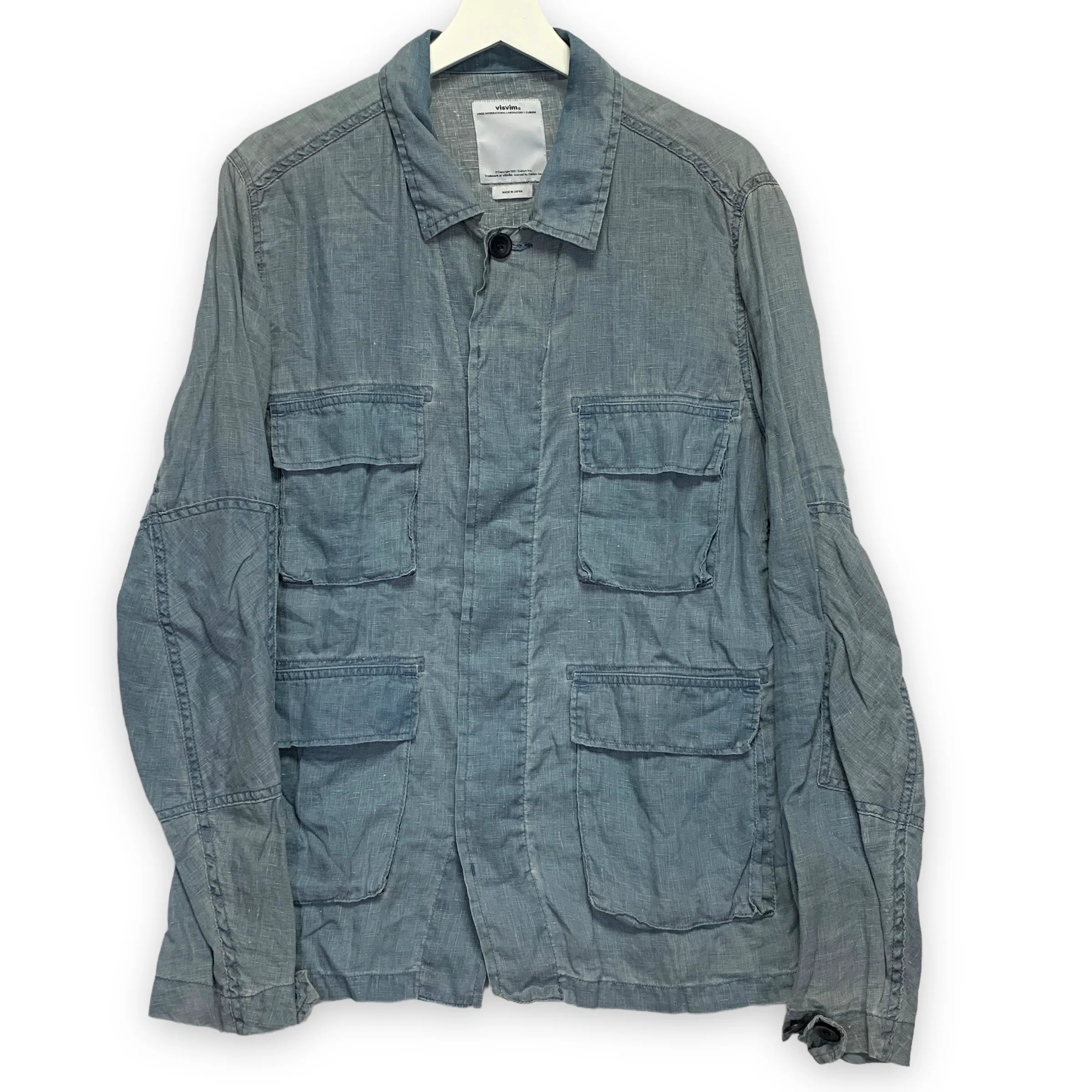 [L] Visvim 13SS Kilgore Jacket Linen Indigo