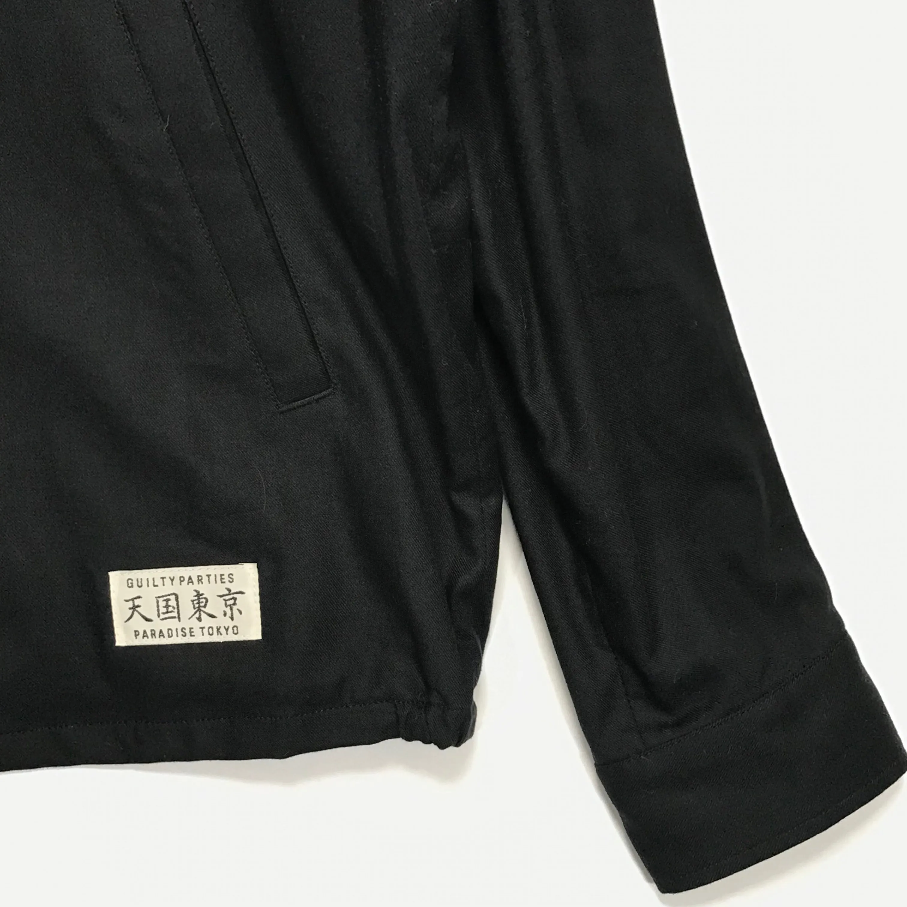 [L] Wacko Maria Geisha Drizzler Jacket Black