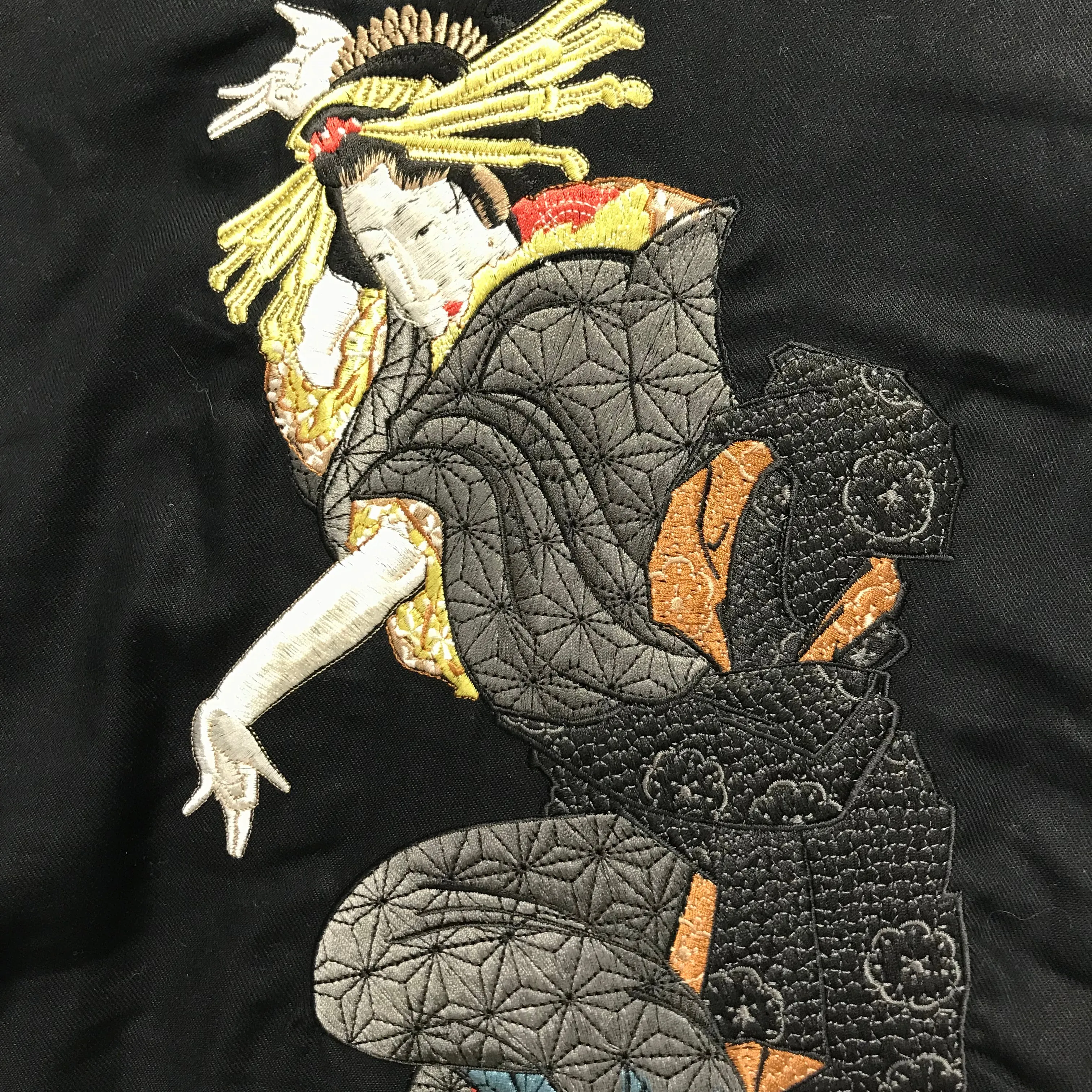[L] Wacko Maria Geisha Drizzler Jacket Black