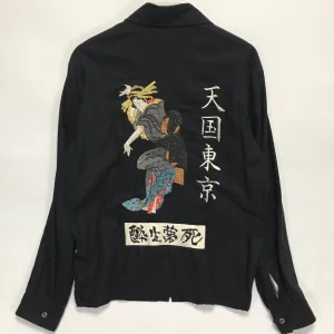 [L] Wacko Maria Geisha Drizzler Jacket Black