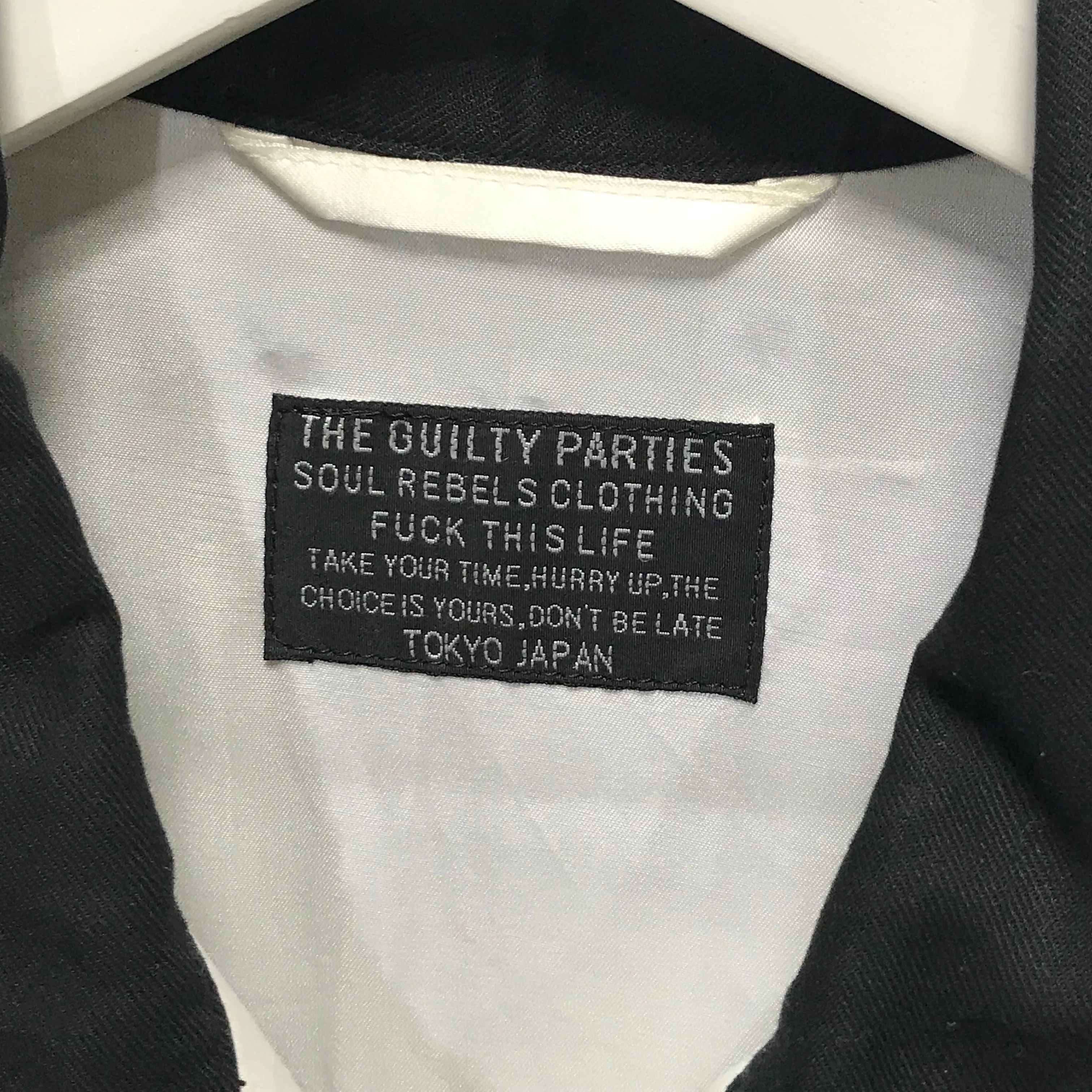 [L] Wacko Maria Geisha Drizzler Jacket Black