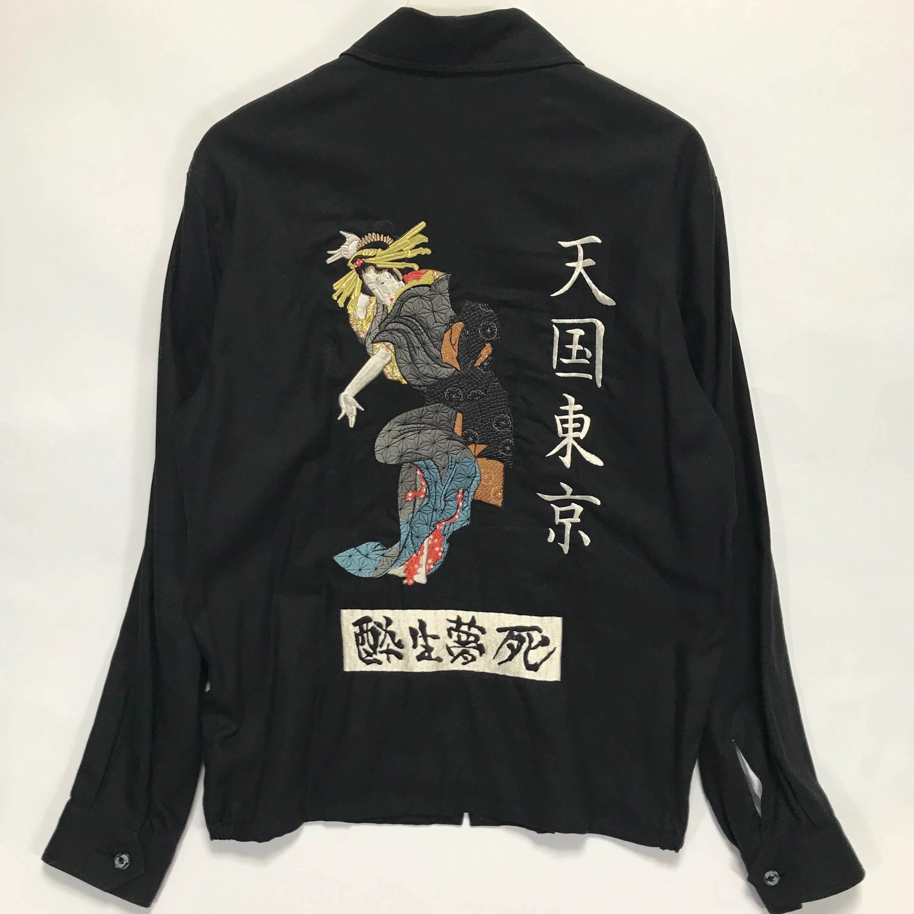 [L] Wacko Maria Geisha Drizzler Jacket Black