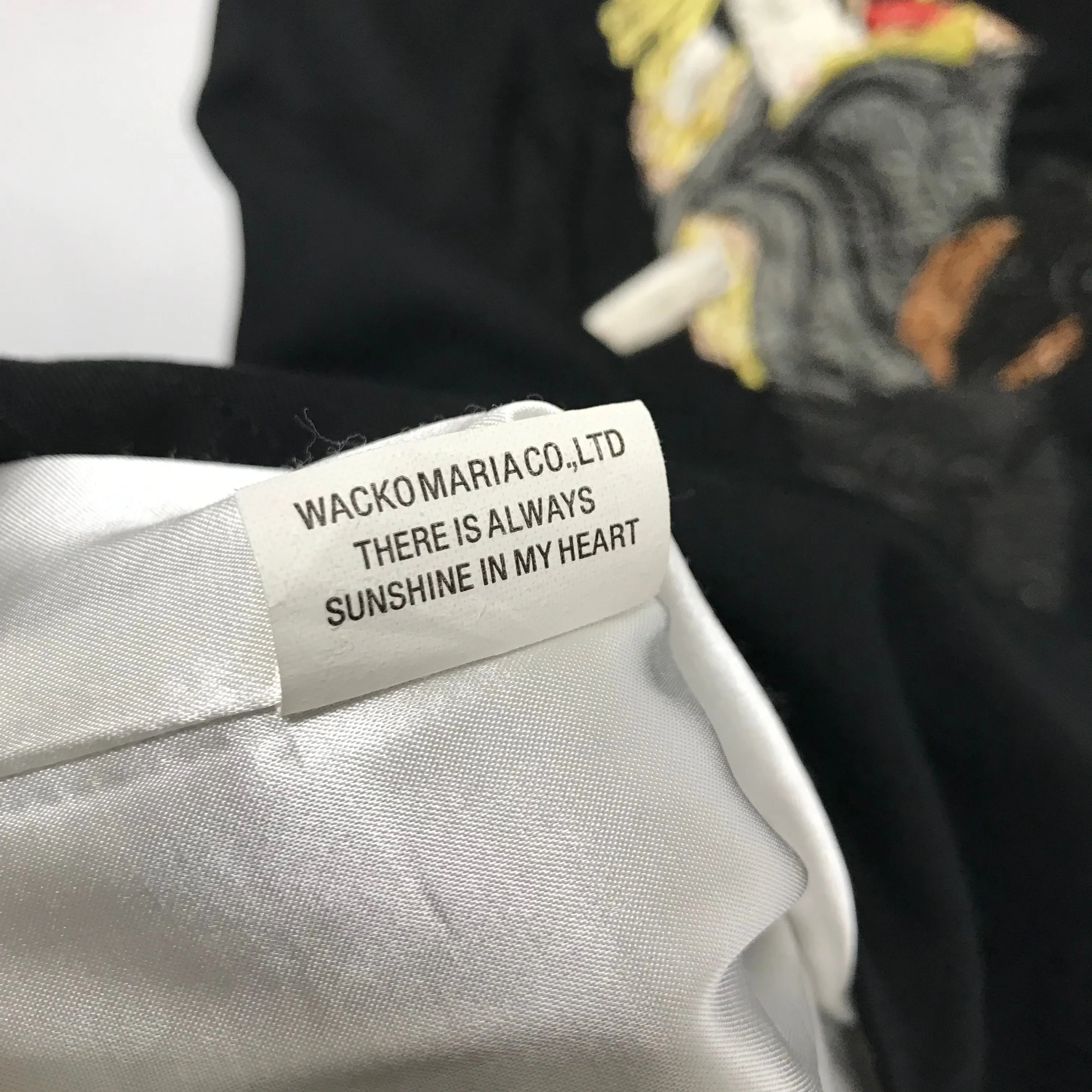 [L] Wacko Maria Geisha Drizzler Jacket Black