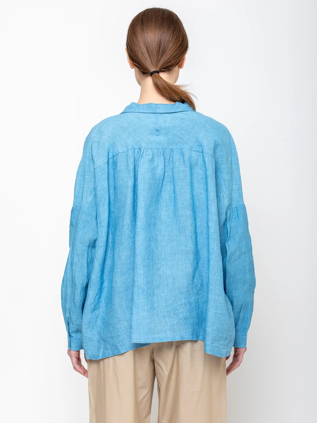 Linen Shirt - Indigo Light
