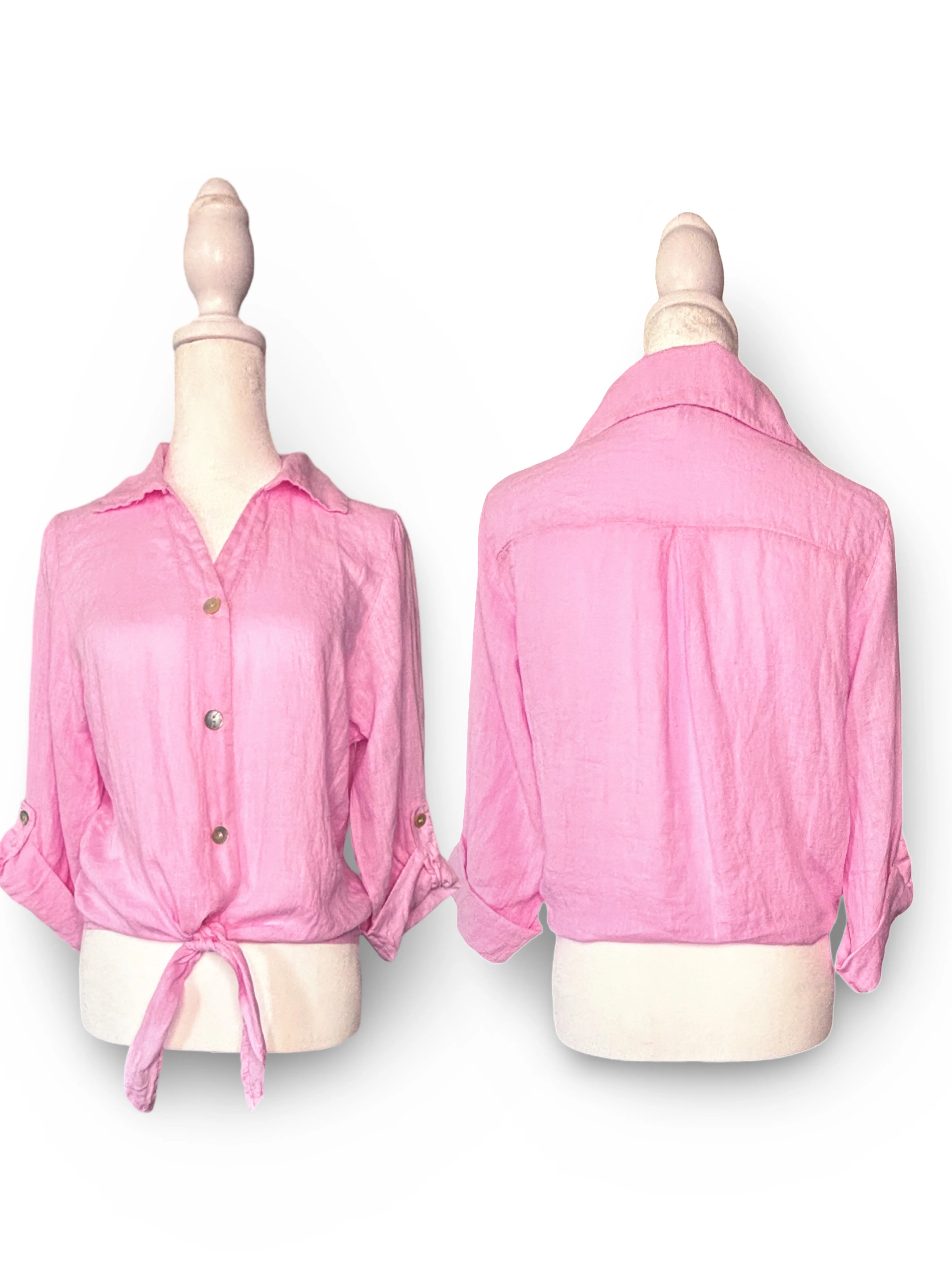 Linen “Tie-top” | Resort Wear Top