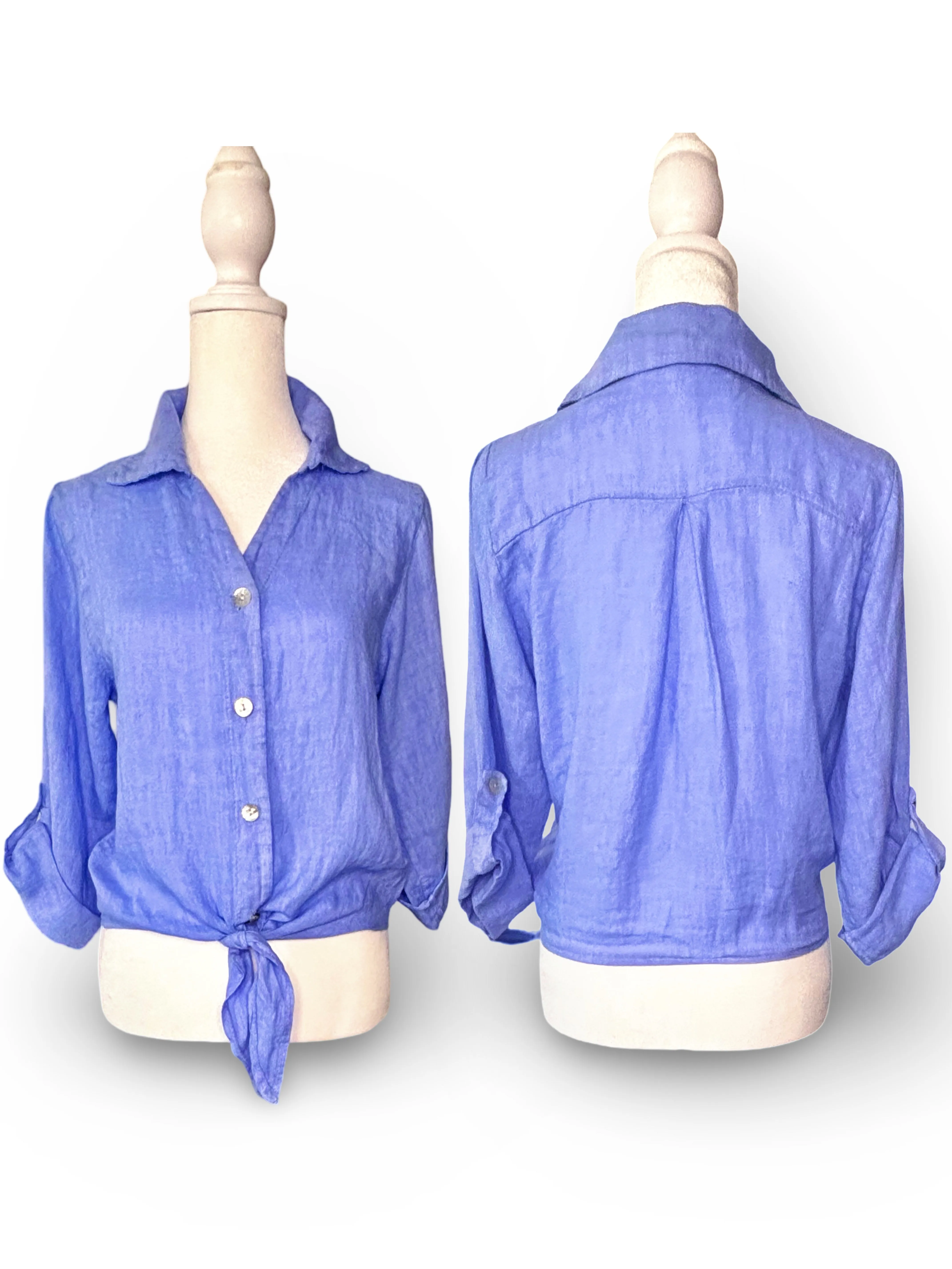 Linen “Tie-top” | Resort Wear Top