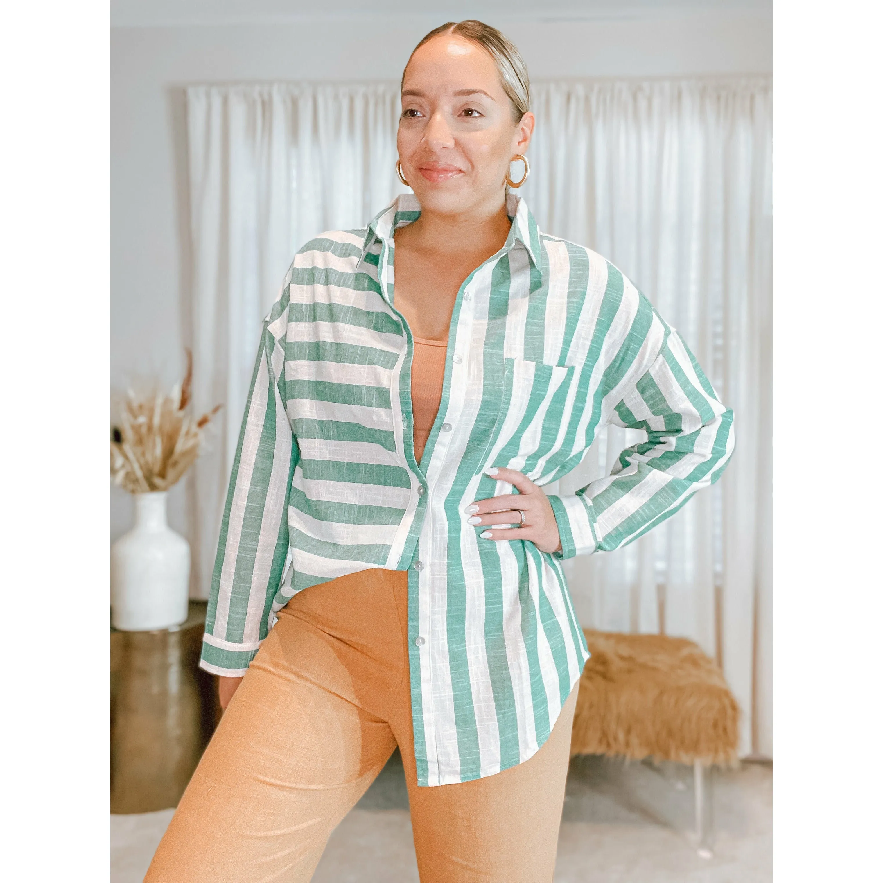 Lyric Linen Top