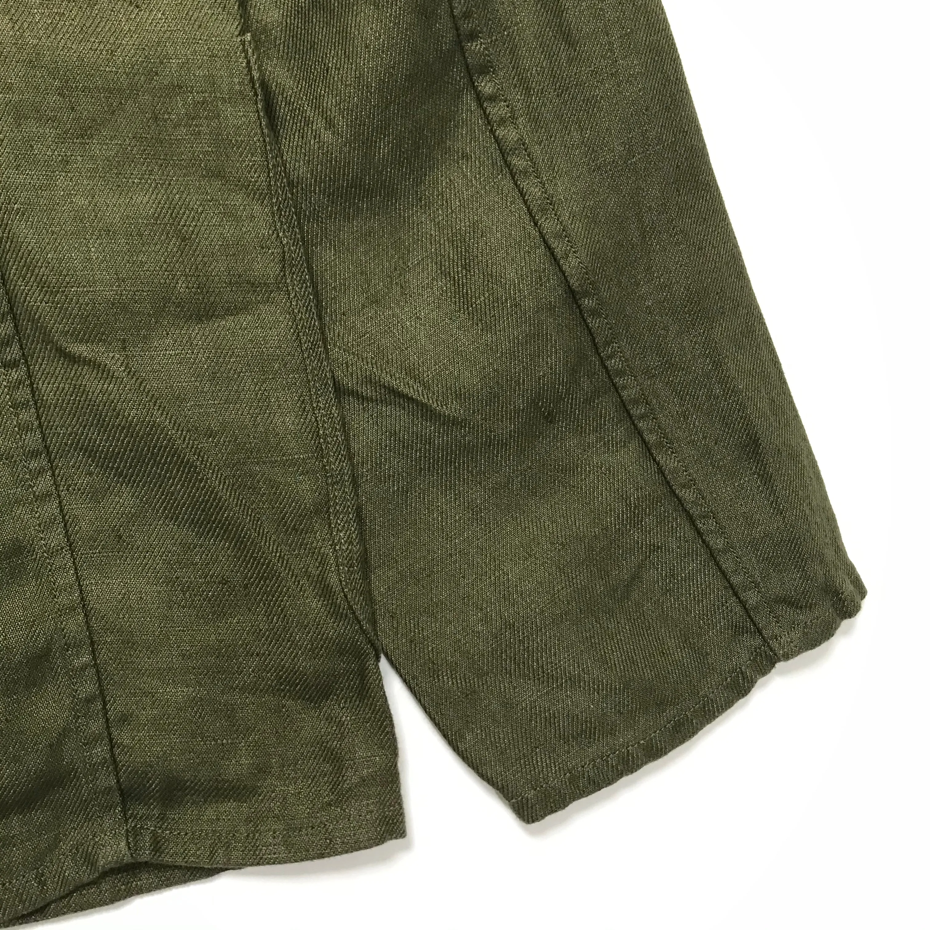 [M] Kapital Linen Four Button Jacket Olive
