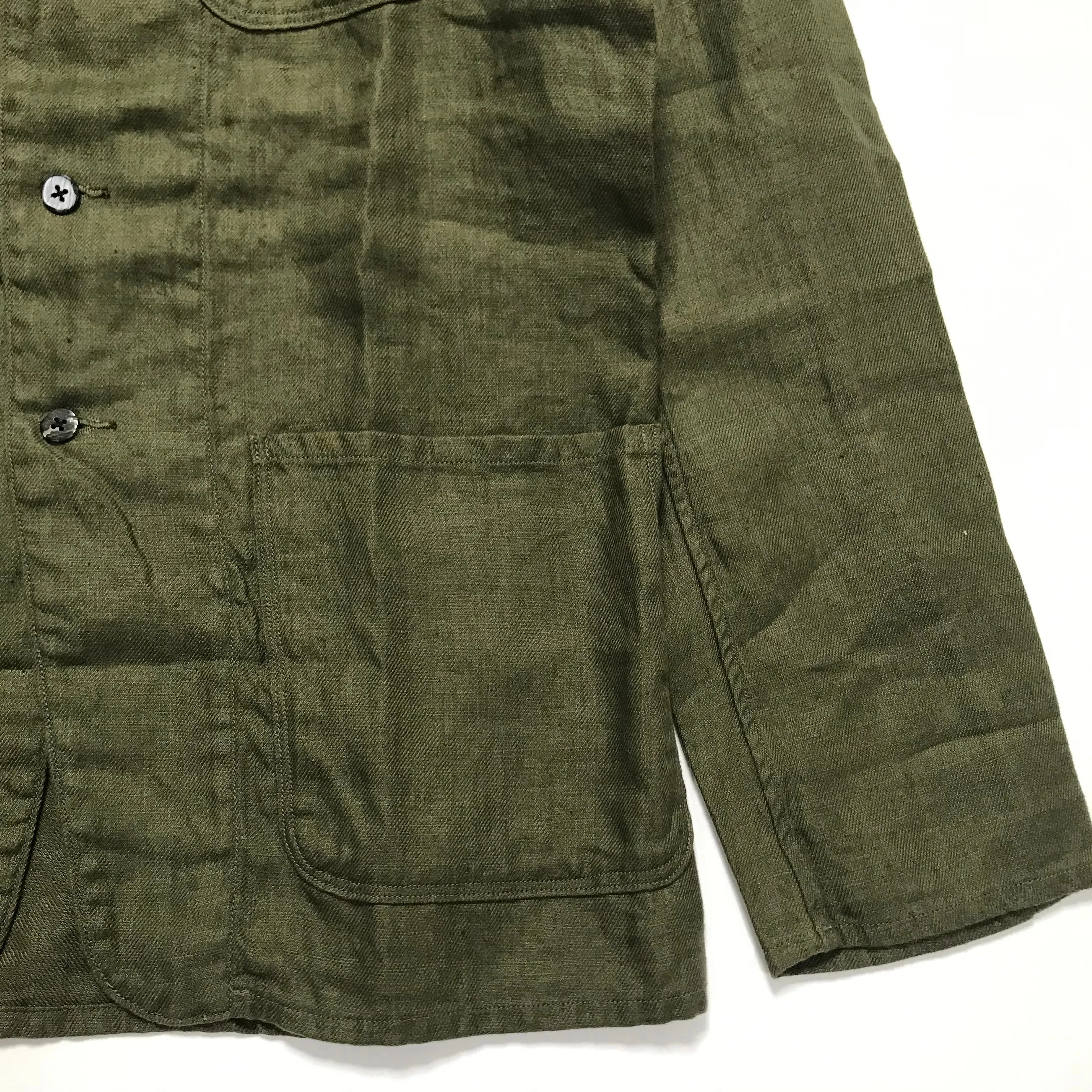 [M] Kapital Linen Four Button Jacket Olive