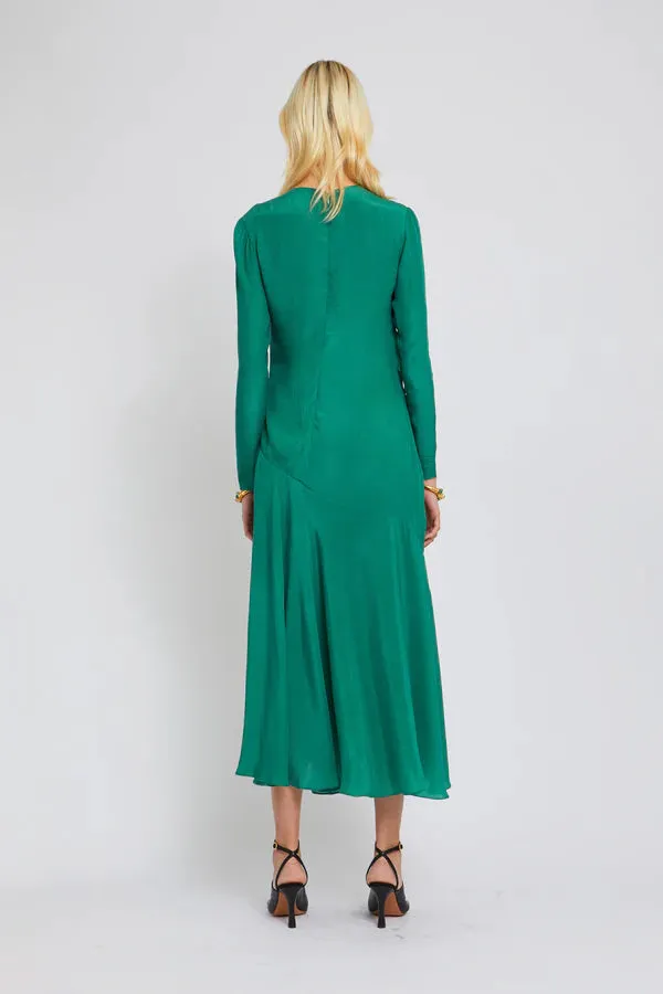 MALOU EVENING DRESS - EMERALD GREEN