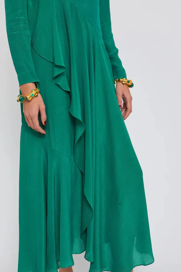 MALOU EVENING DRESS - EMERALD GREEN