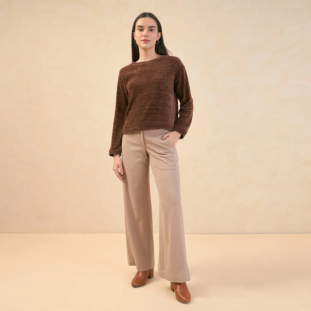 Margo Corduroy Jumper - Brown