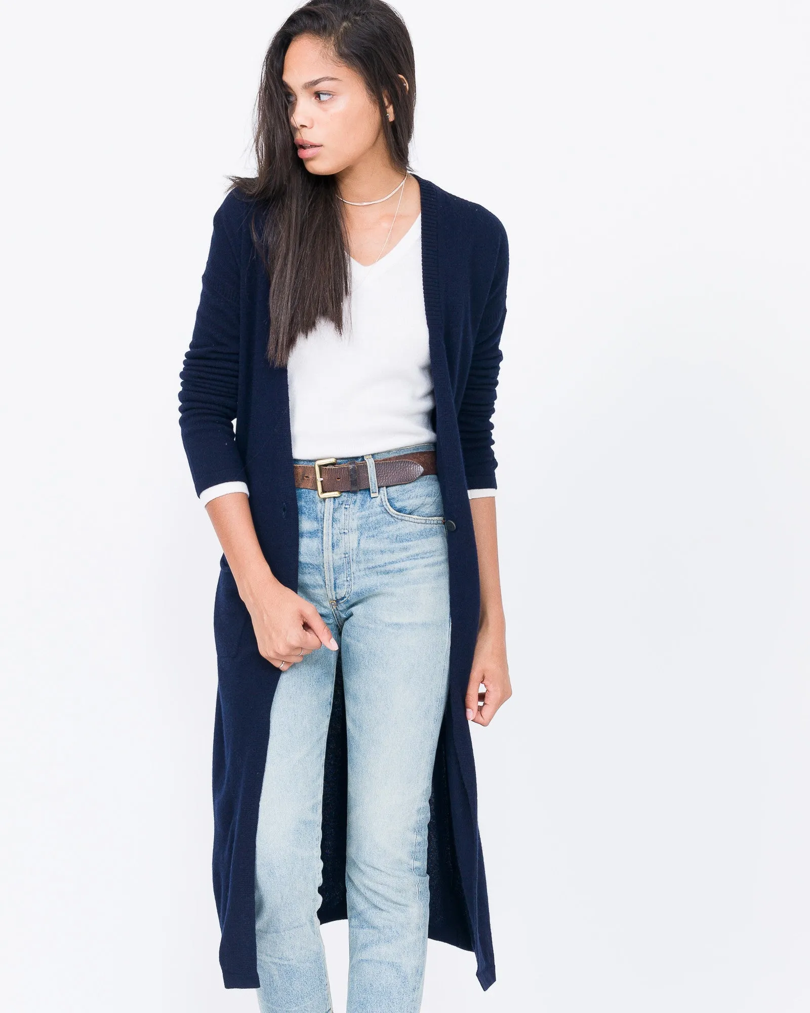 Marline Cashmere Maxi Cardigan
