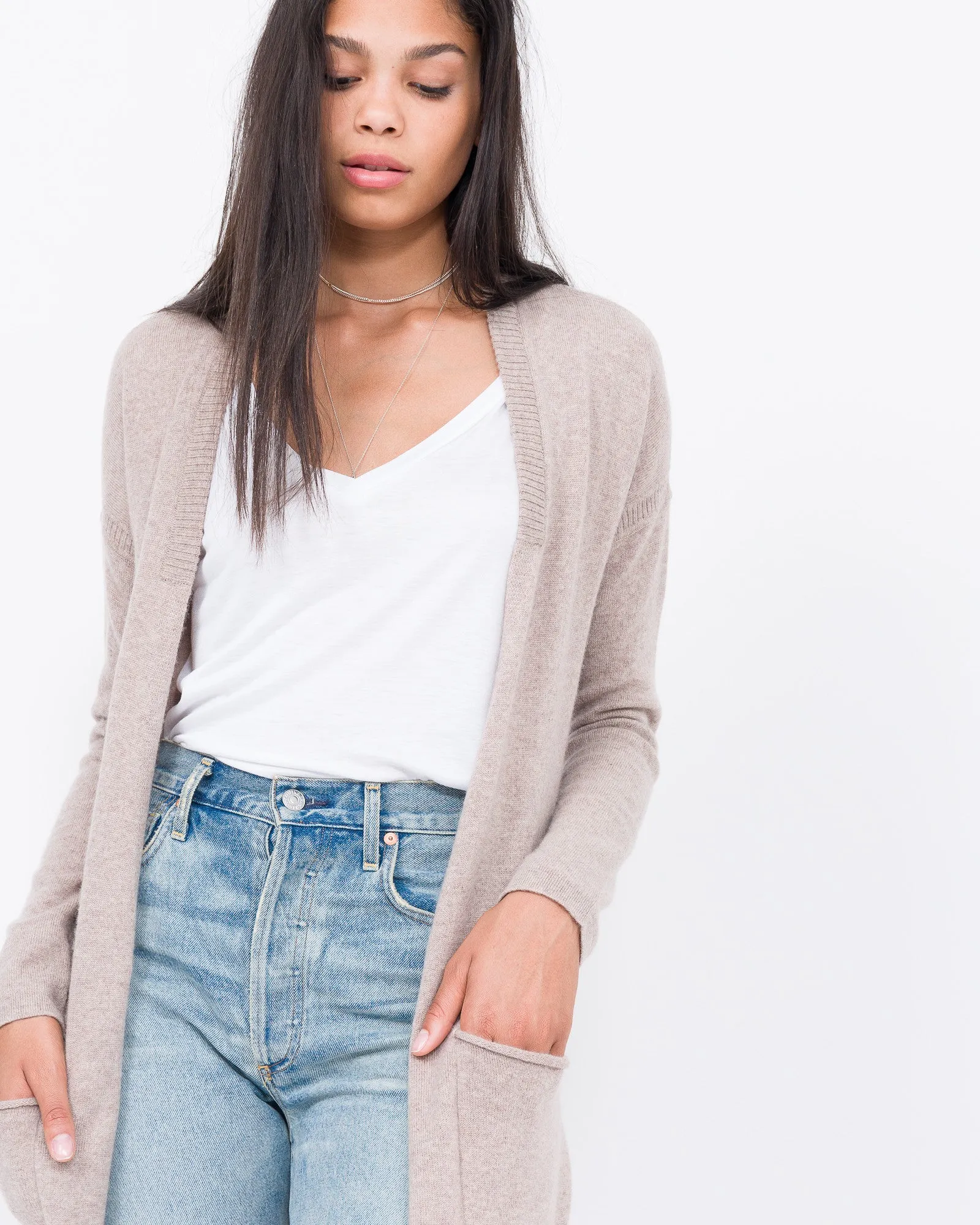 Marline Cashmere Maxi Cardigan