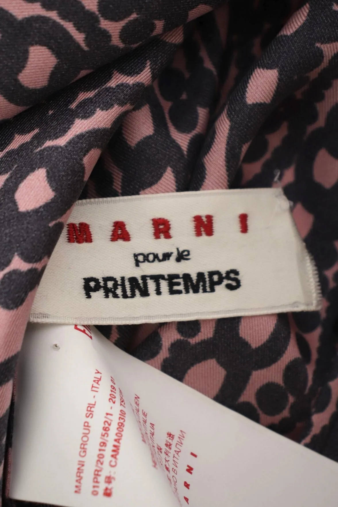 Marni Silk Chain Print Blouse