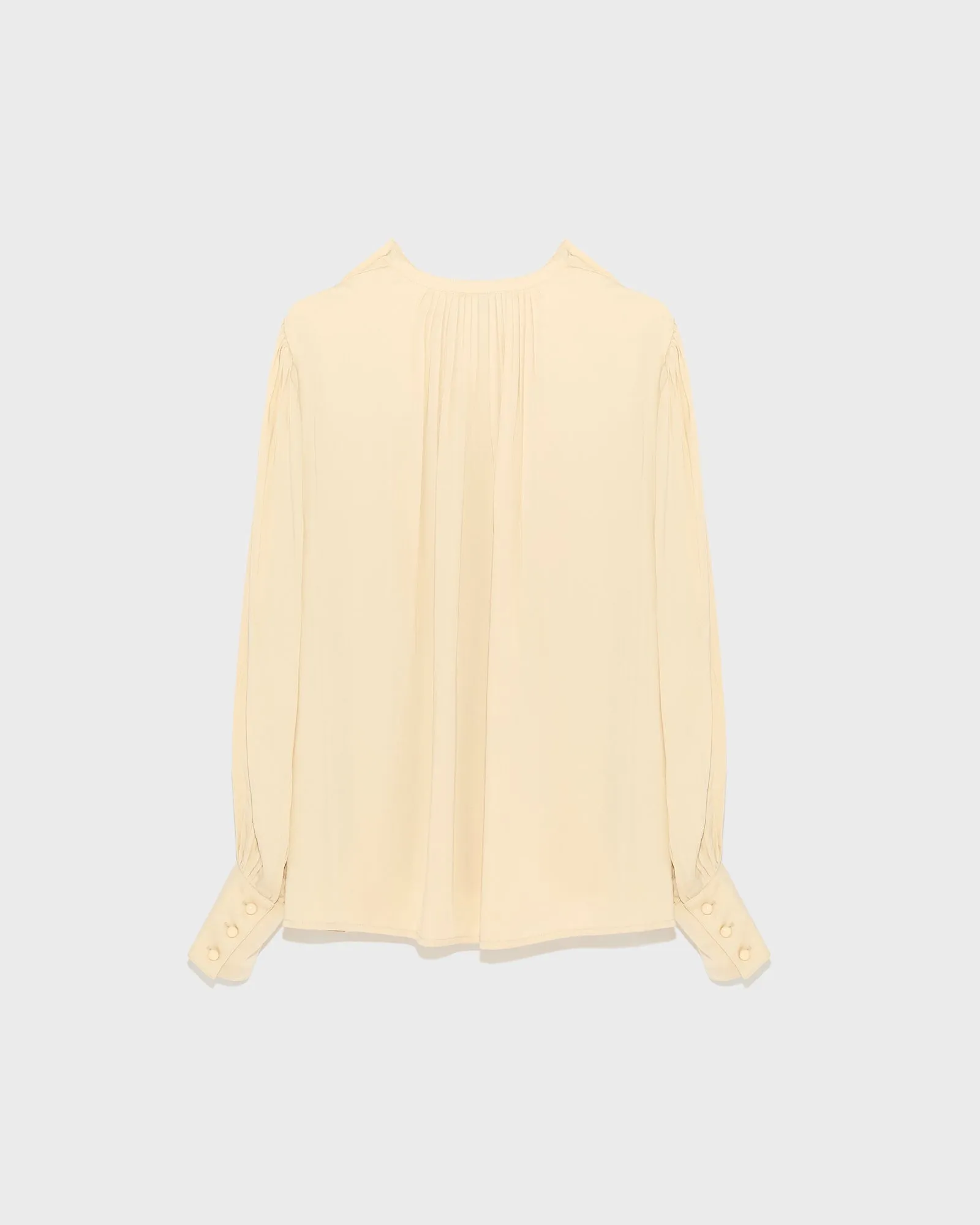 Matte satin fabric top