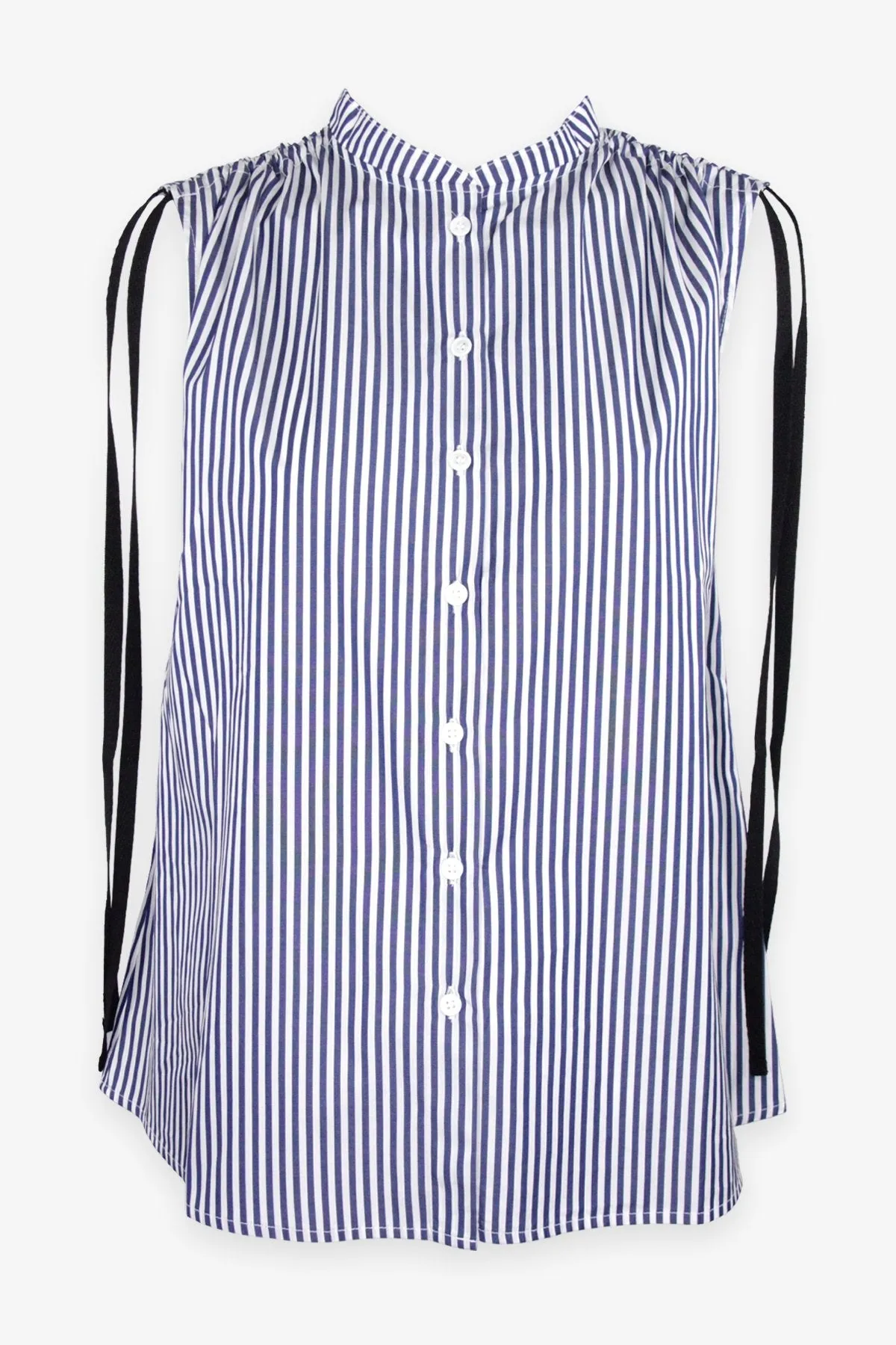 Milena Top in Navy Stripes