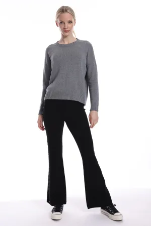 Minnie Rose Boxy Crew Neck Top