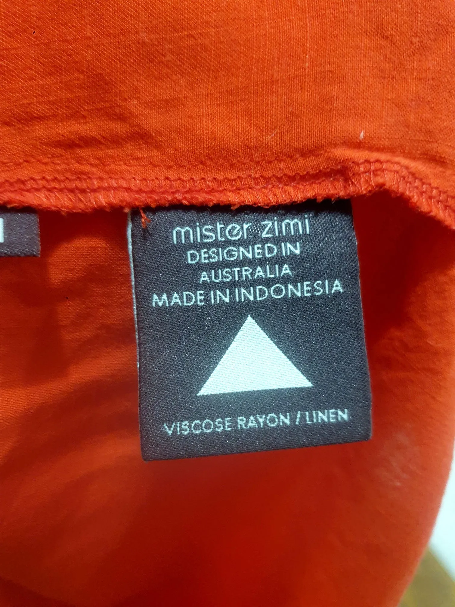 Mister Zimi red sleeveless top size 10