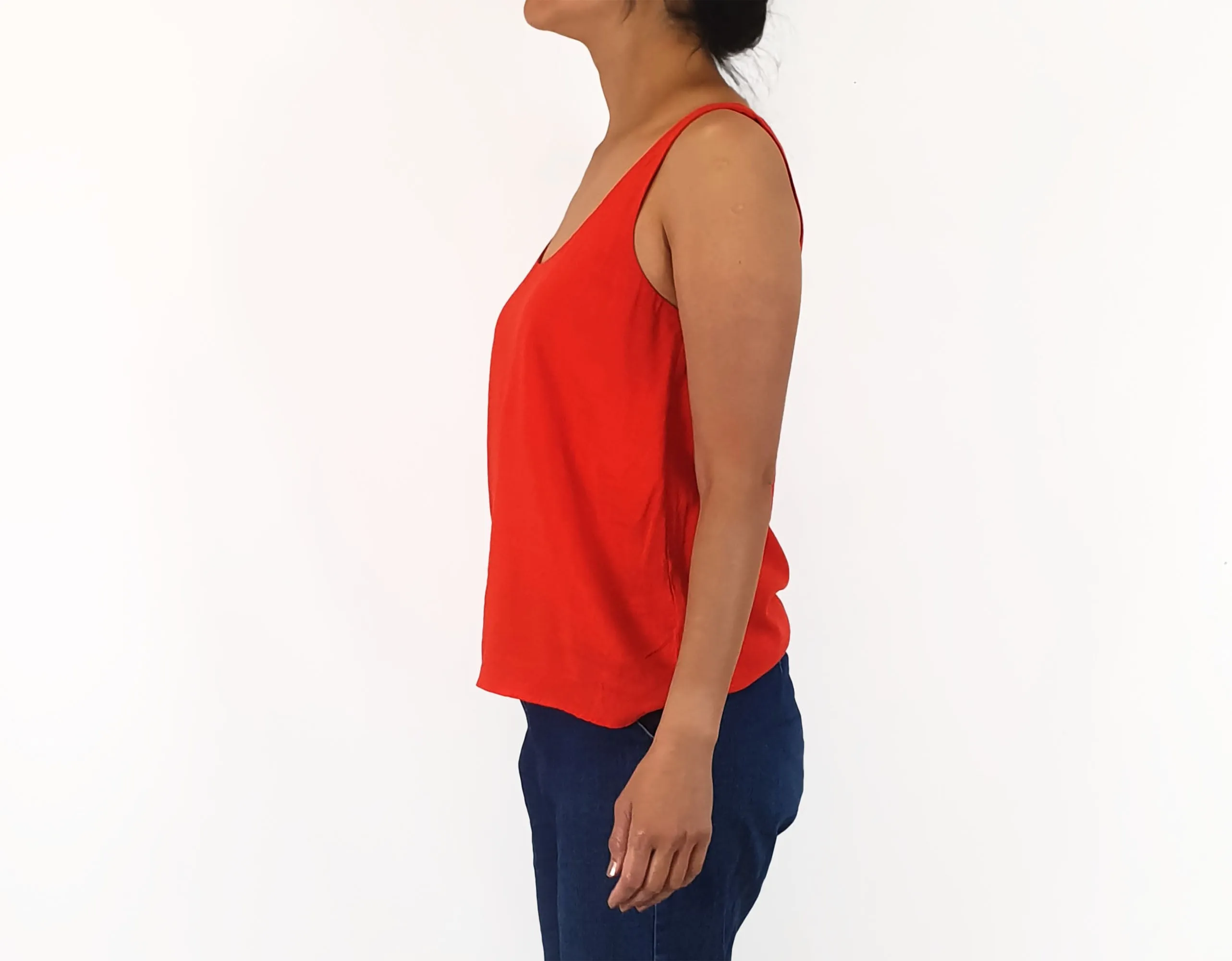 Mister Zimi red sleeveless top size 10