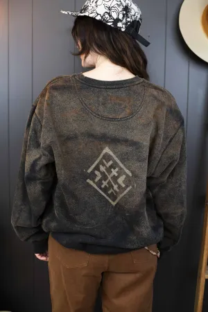 Mode Edit: Black U.S. Polo Assn. Sweatshirt With Bleached Out Mara Logo - Size XL