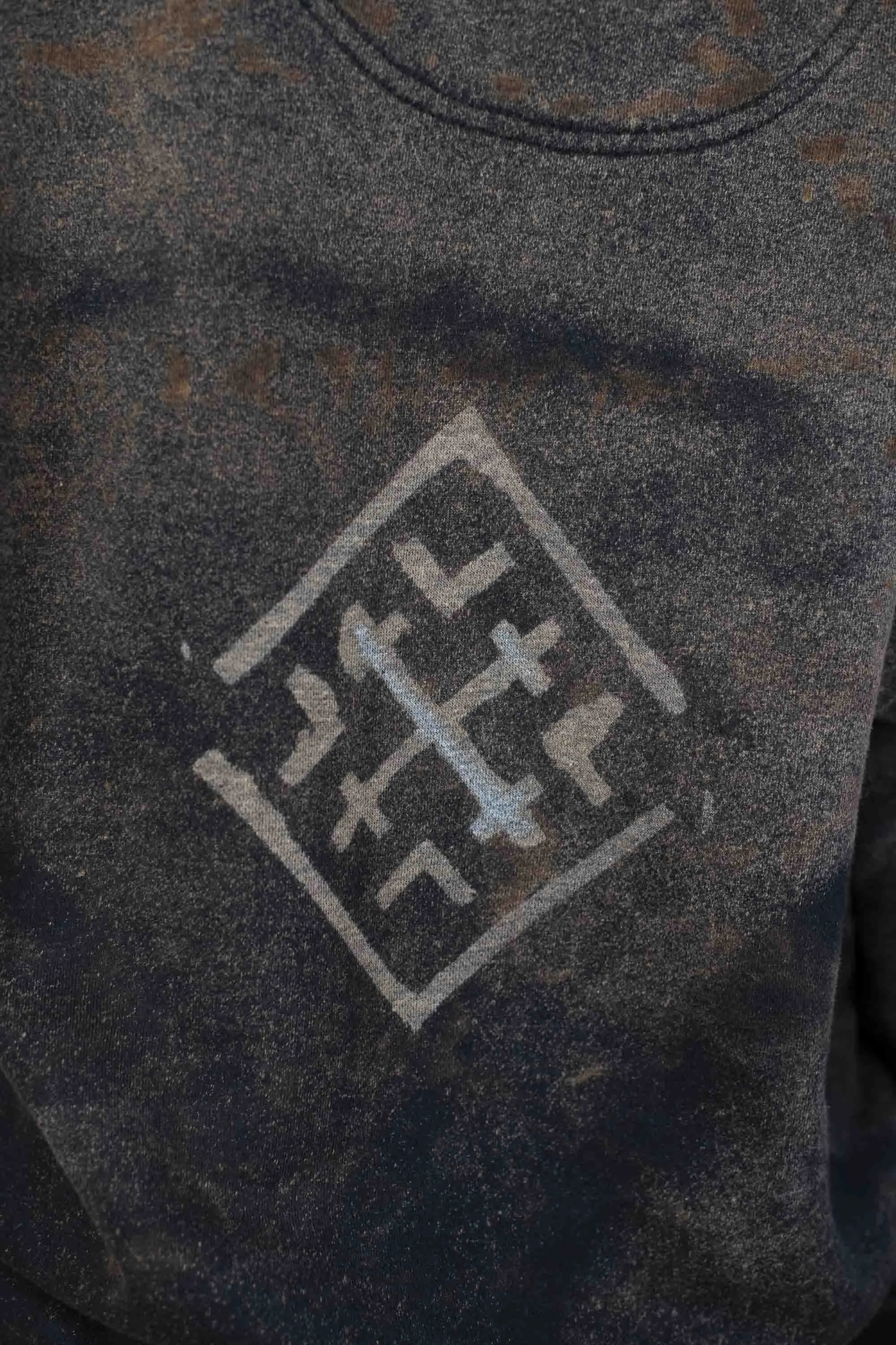 Mode Edit: Black U.S. Polo Assn. Sweatshirt With Bleached Out Mara Logo - Size XL