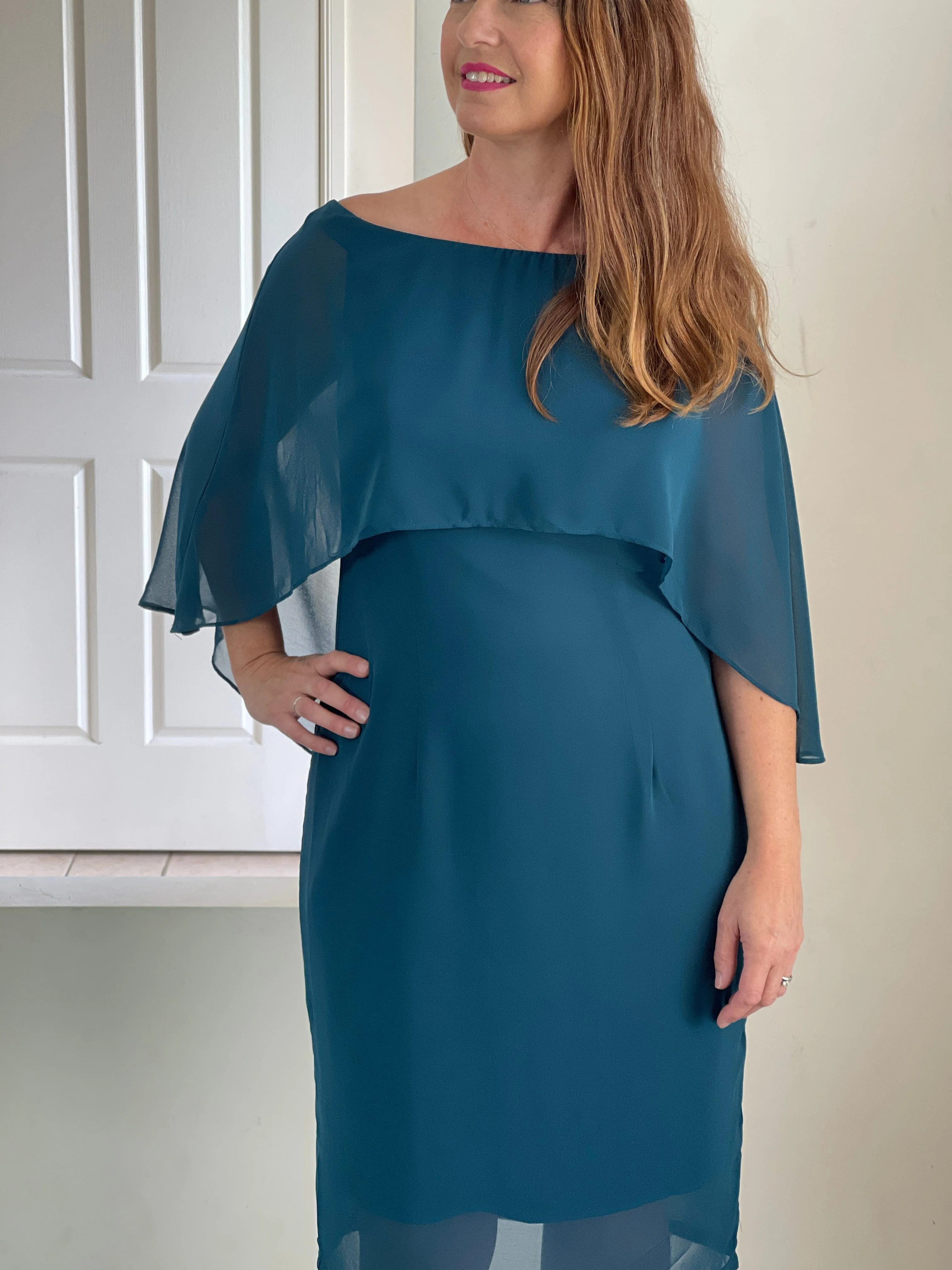 Mua Teal Evening Dress
