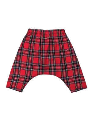 Nardwuar Rave Pant by Raising Ravers - Tartan Pattern, Ages 0-2 Years