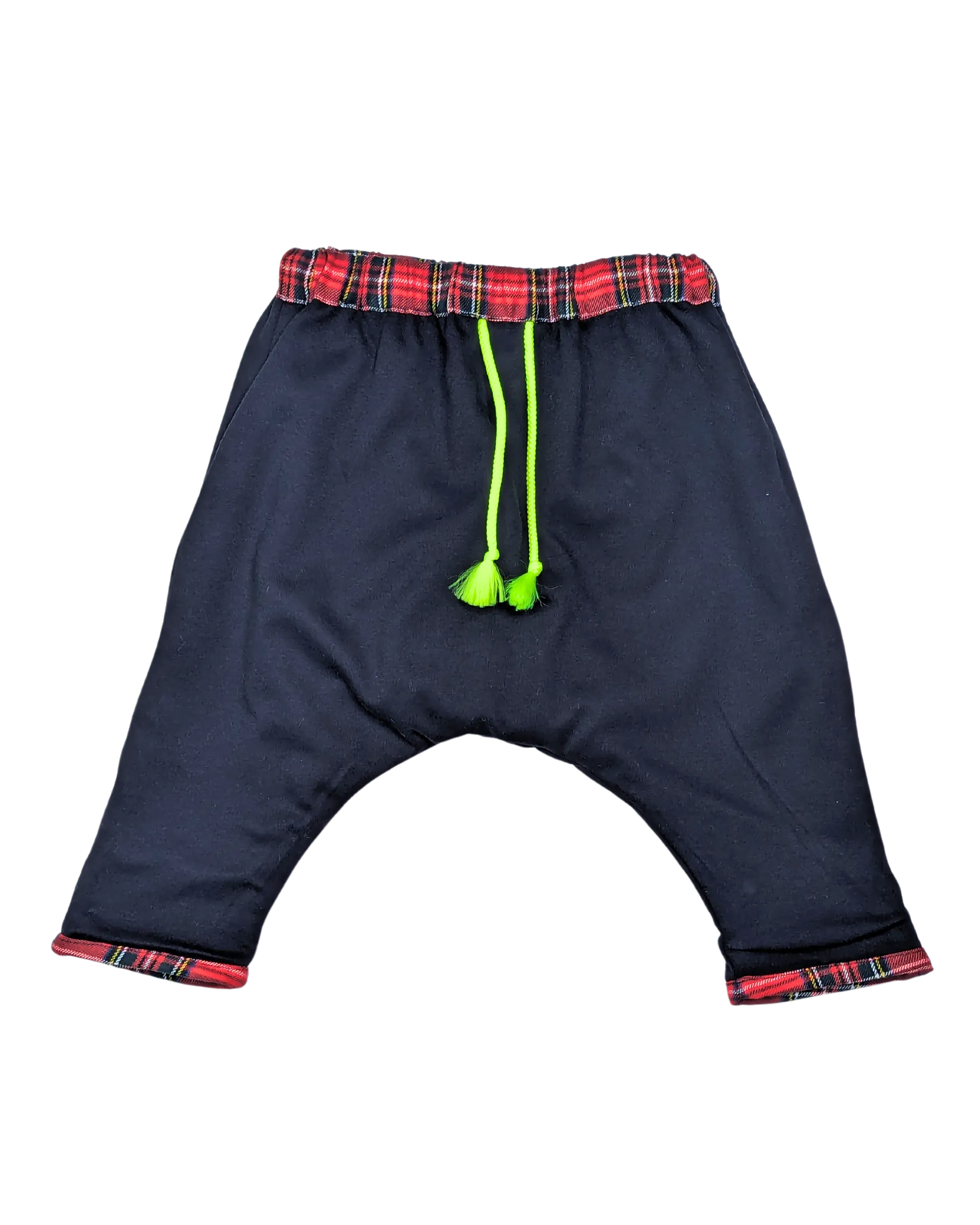 Nardwuar Rave Pant by Raising Ravers - Tartan Pattern, Ages 0-2 Years