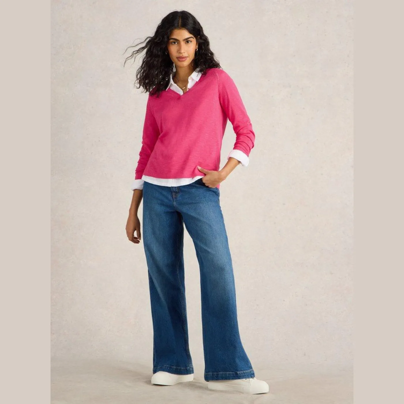 Naria Bright Pink Jumper